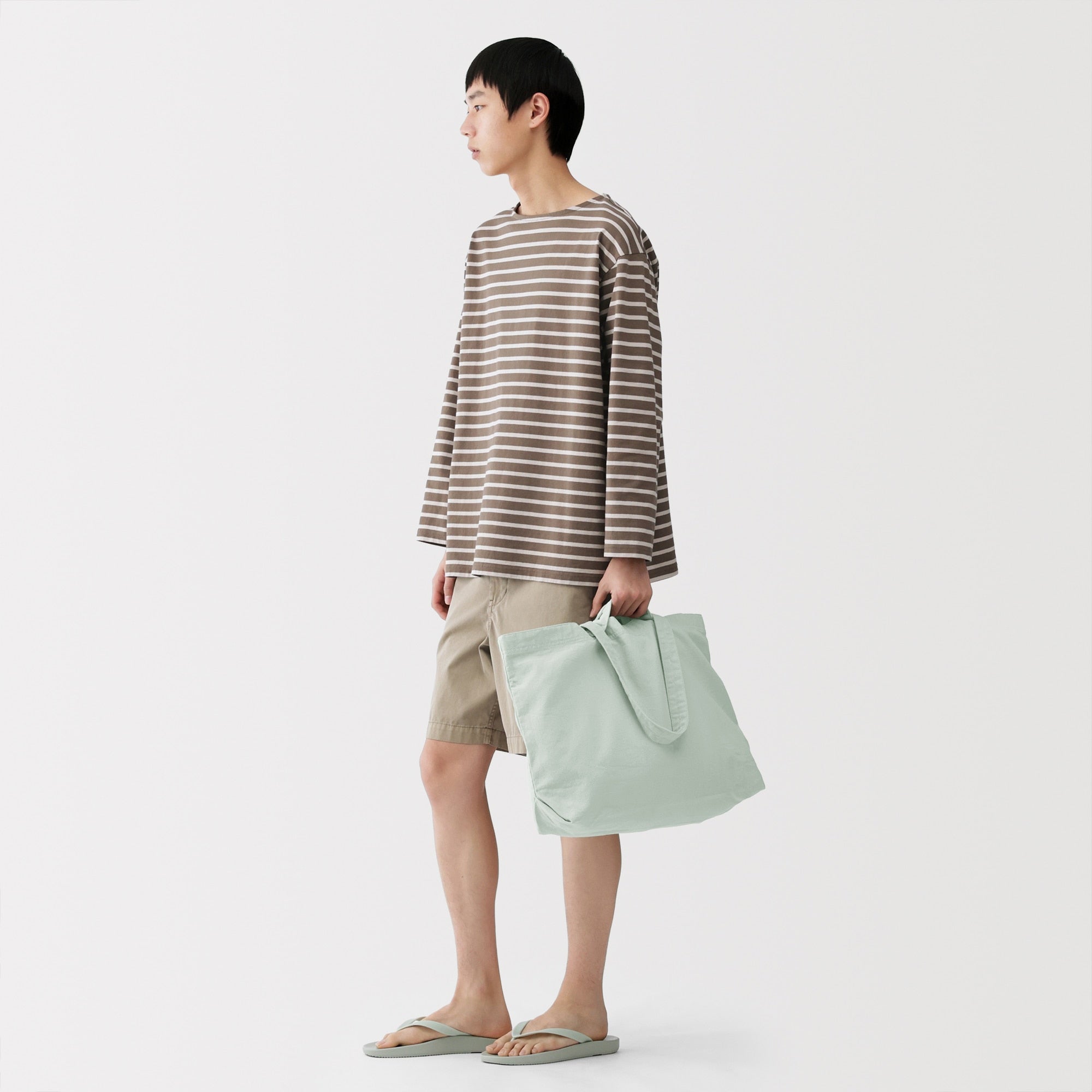 Cotton Wide Tote Bag
