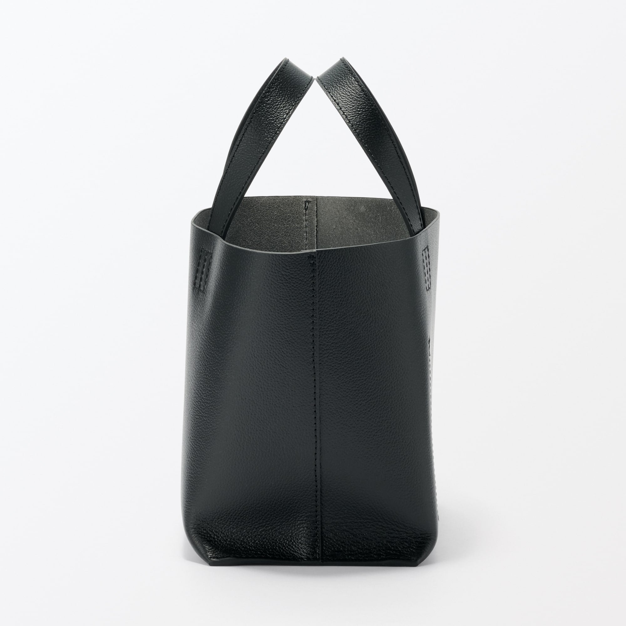 Tanned Leather Mini Tote Bag