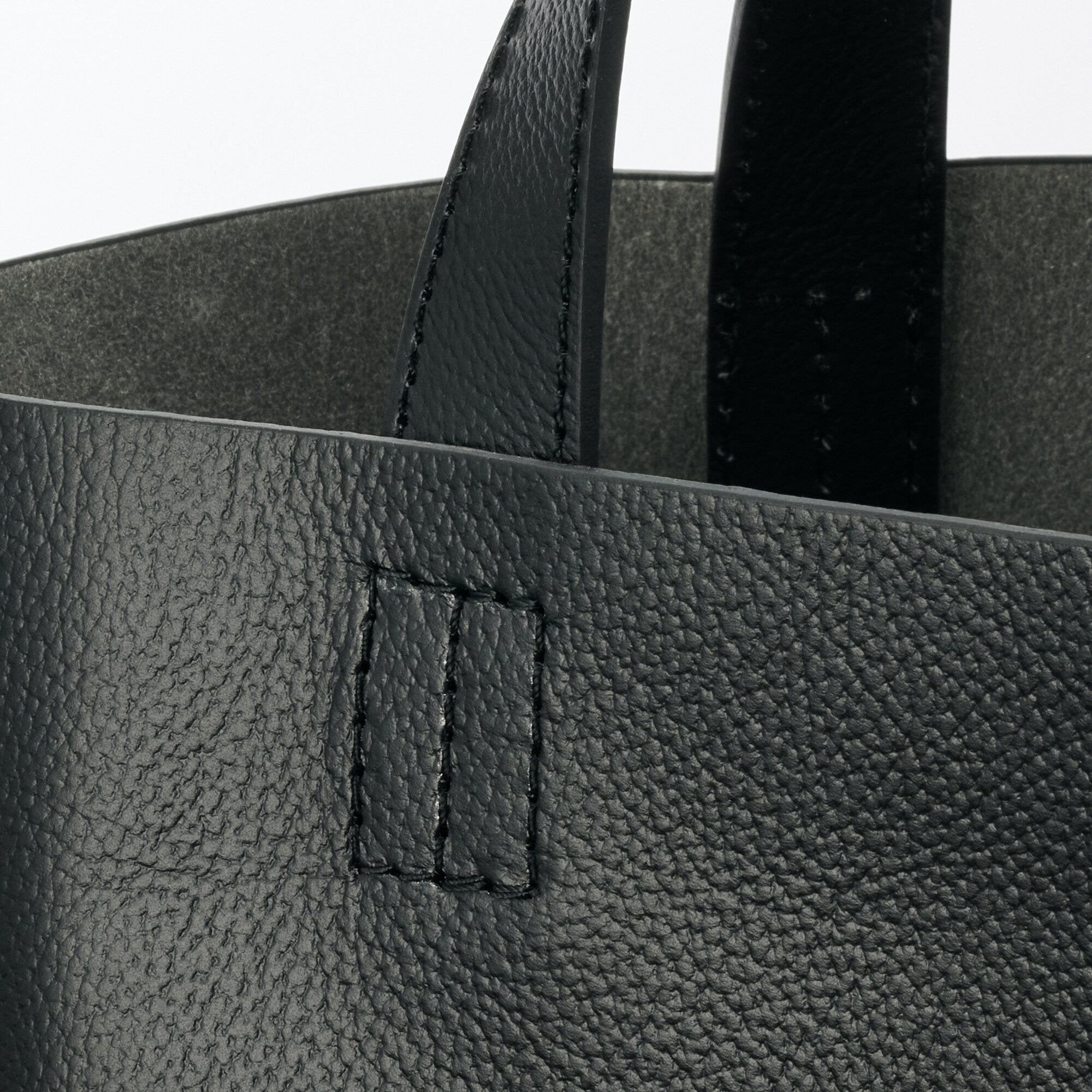 Tanned Leather Mini Tote Bag