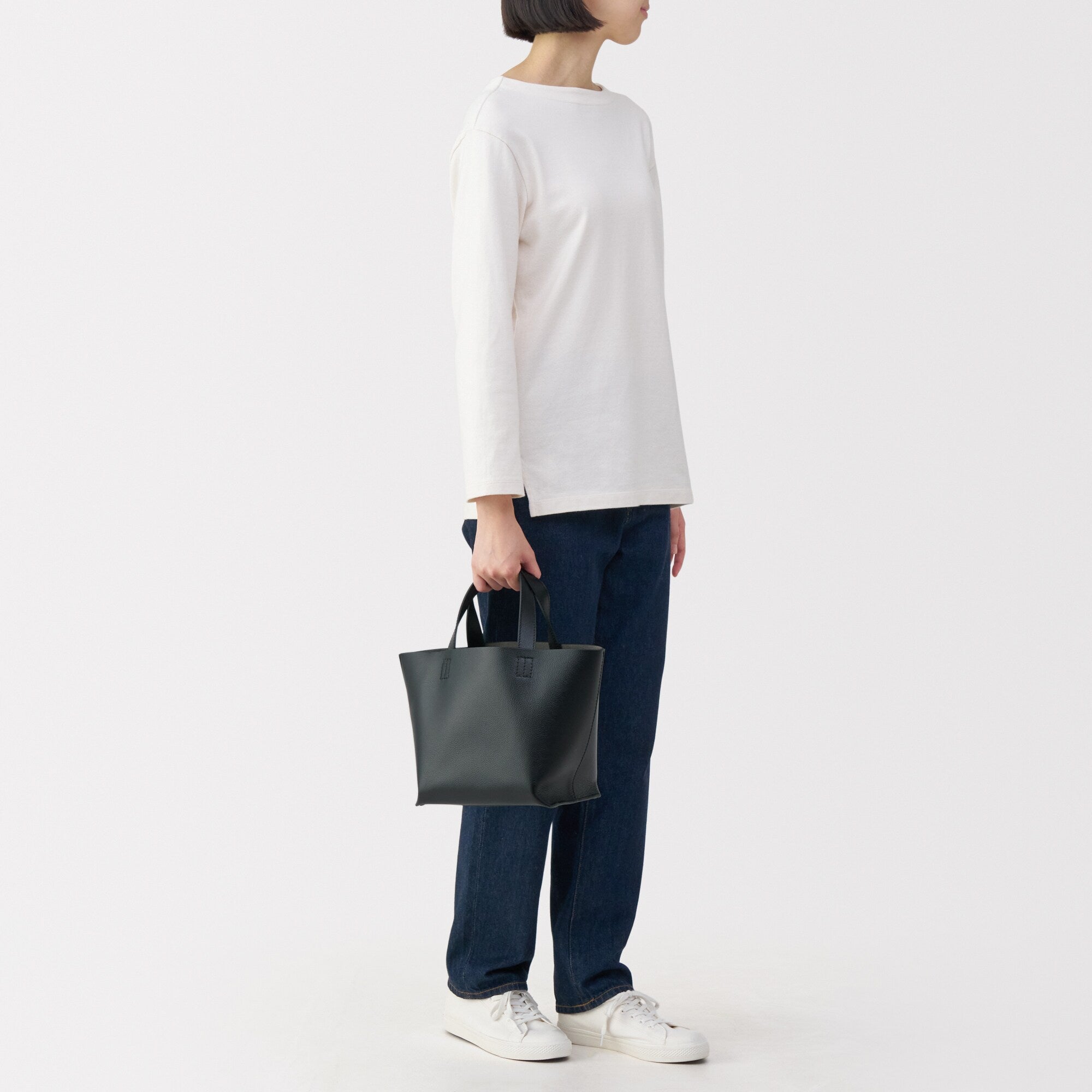 Tanned Leather Mini Tote Bag