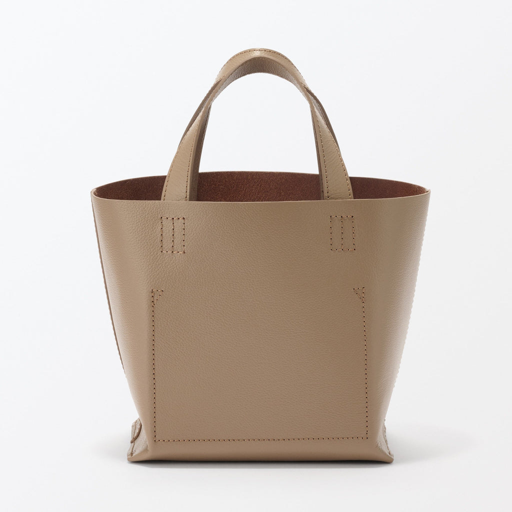 Tanned Leather Mini Tote Bag