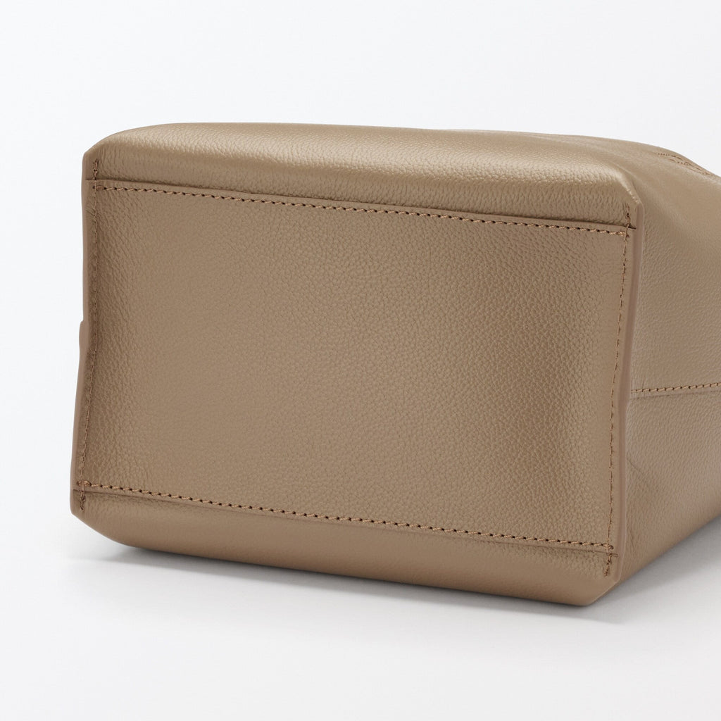Tanned Leather Mini Tote Bag