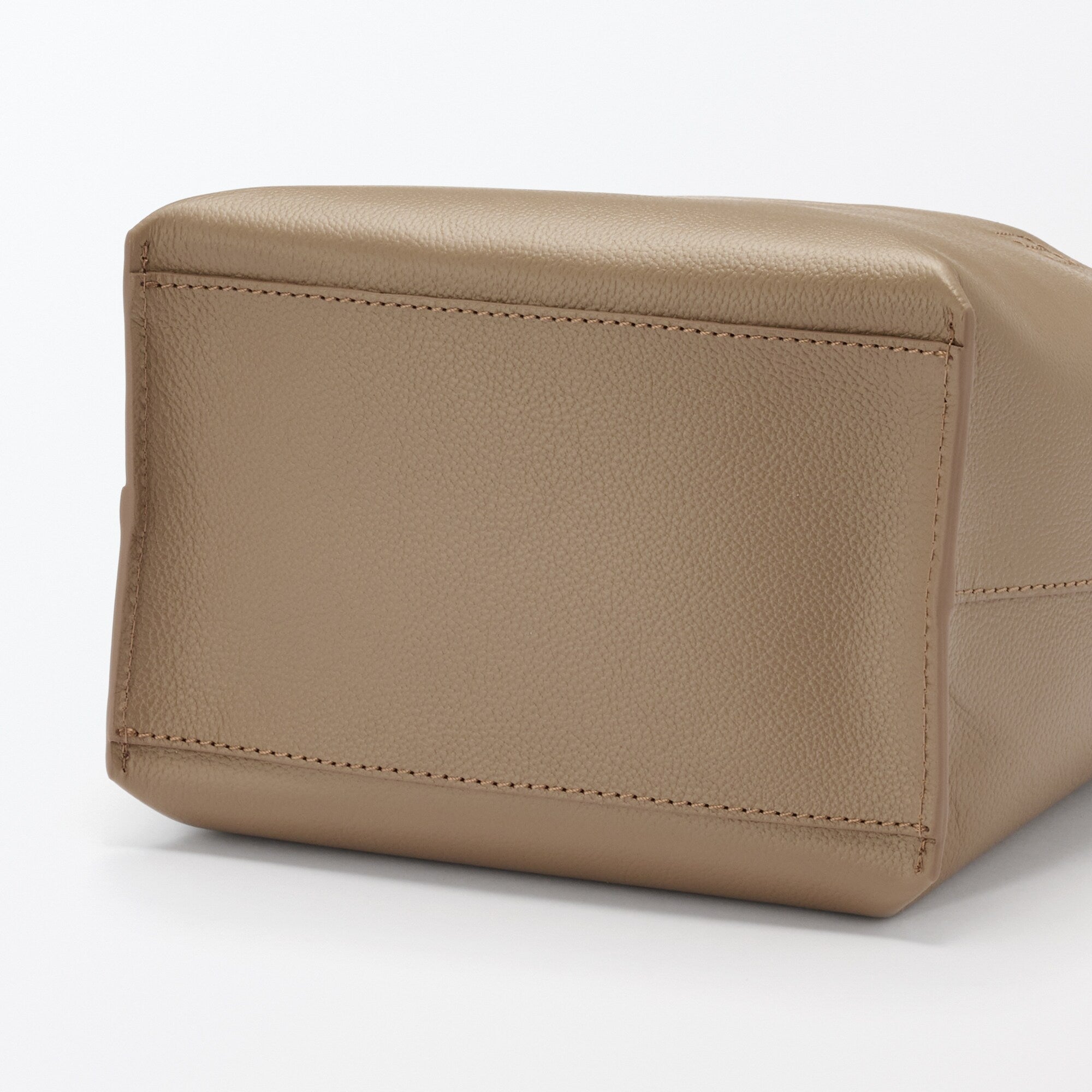 Tanned Leather Mini Tote Bag