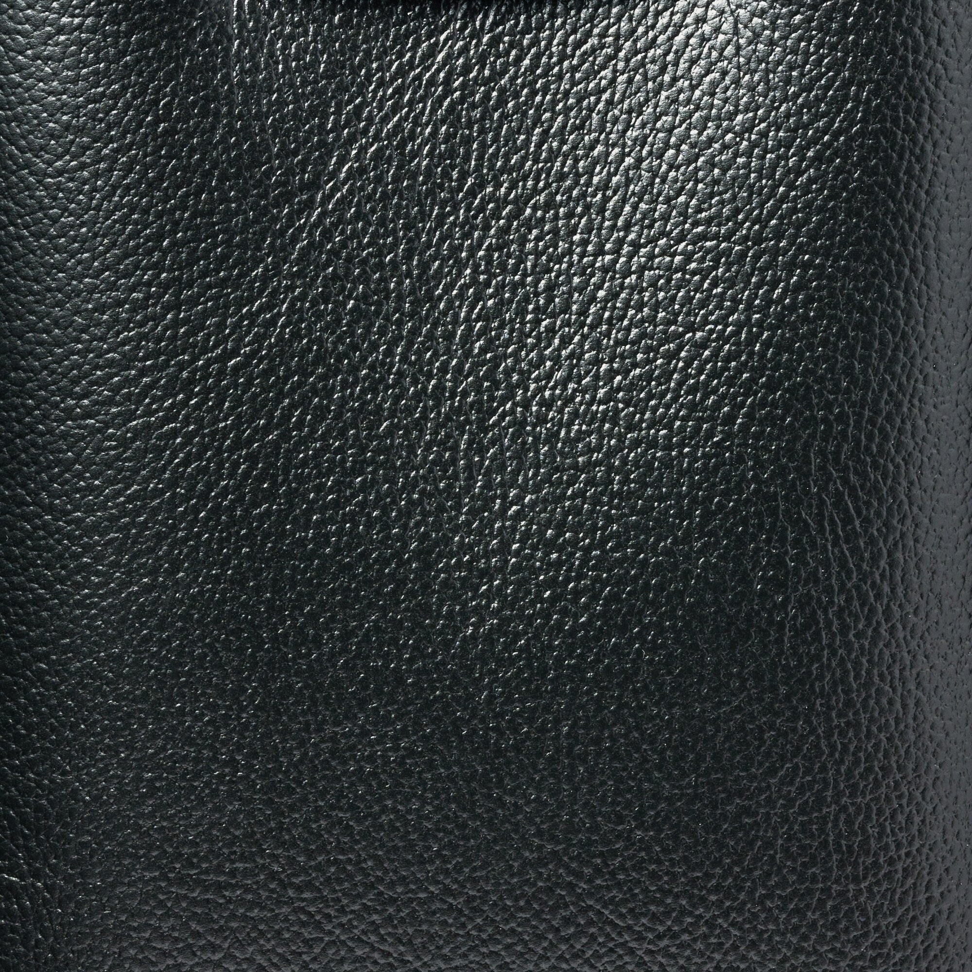 Tanned Leather Drawstring Bag