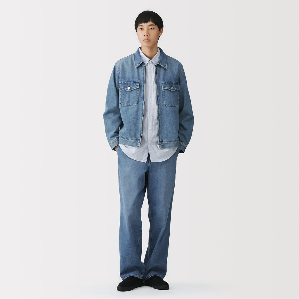 Kapok Blend Denim Blouson