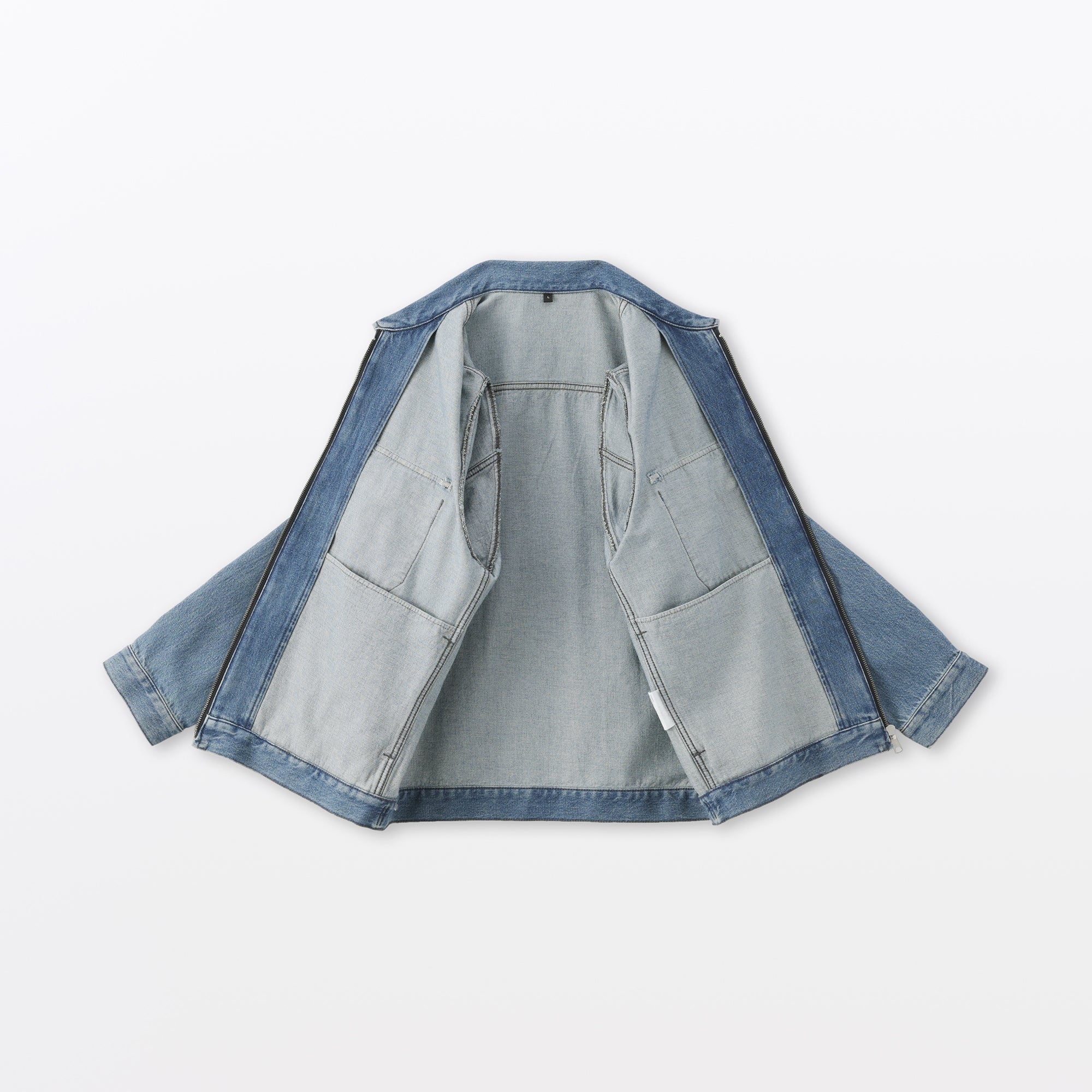 Kapok Blend Denim Blouson