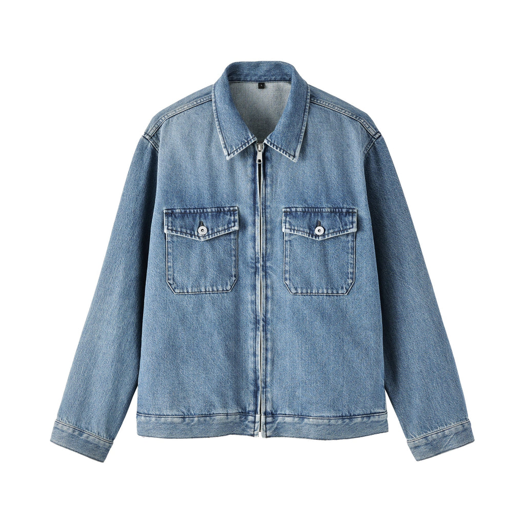 Kapok Blend Denim Blouson