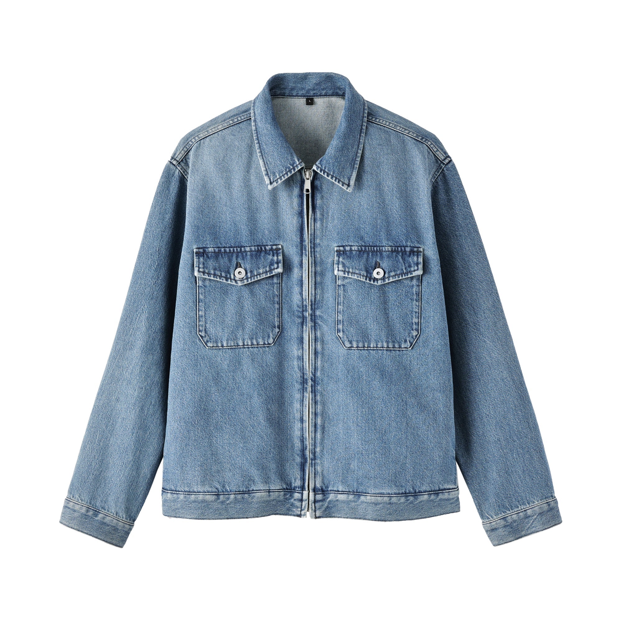 Kapok Blend Denim Blouson
