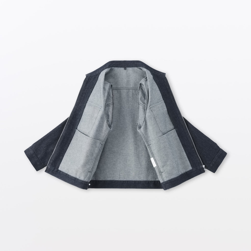 Kapok Blend Denim Blouson