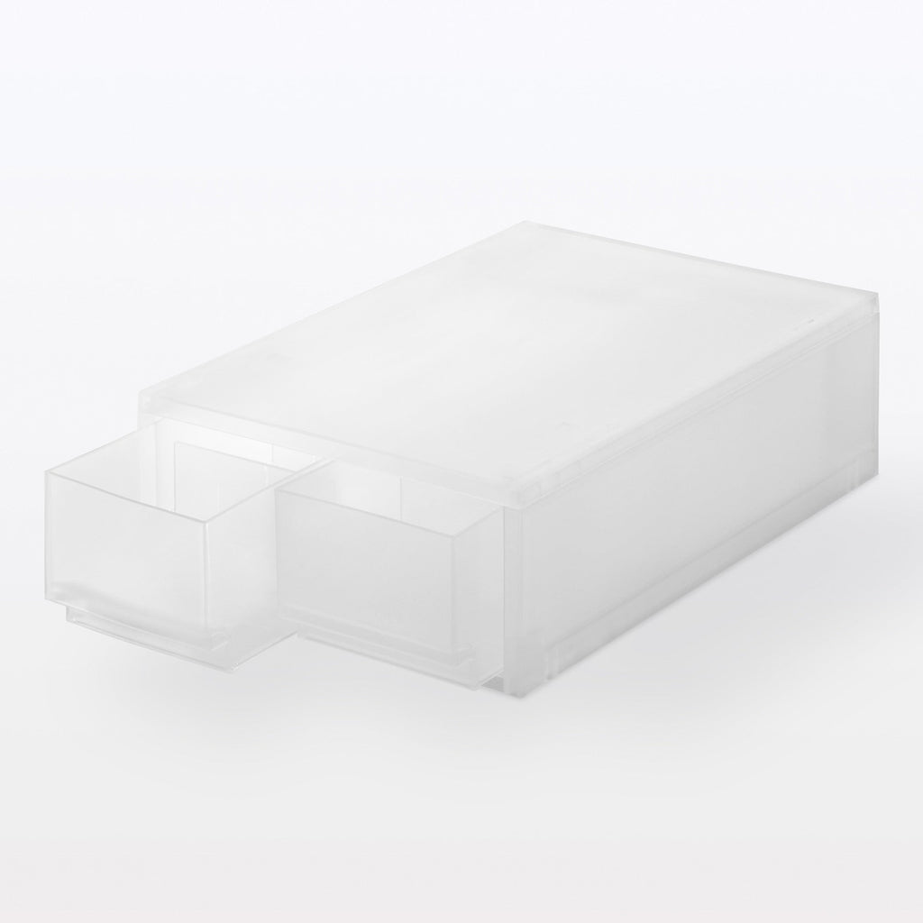 Polypropylene Case 2 Drawer - Shallow W10.2 x D14.6 x H4.7