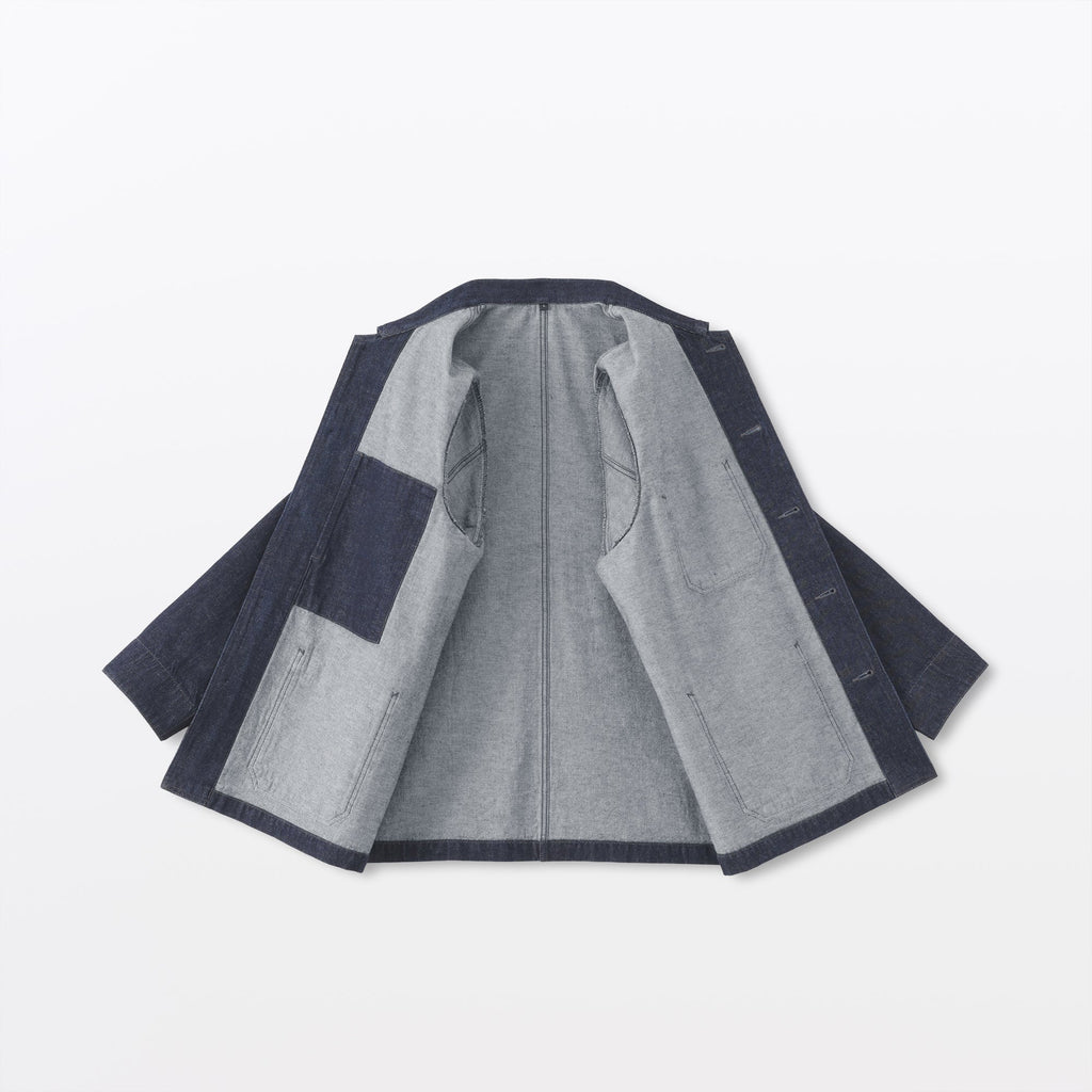 Kapok Blend Denim Coverall Jacket