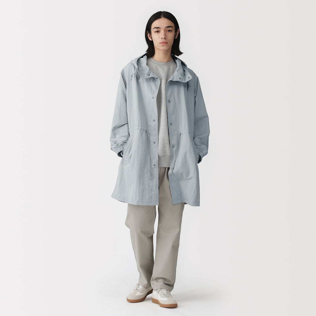 Water Repellent Hooded Coat