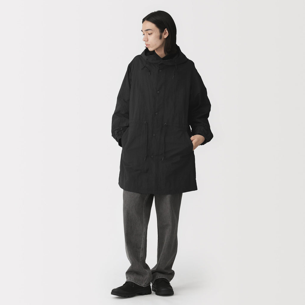 Water Repellent Hooded Coat