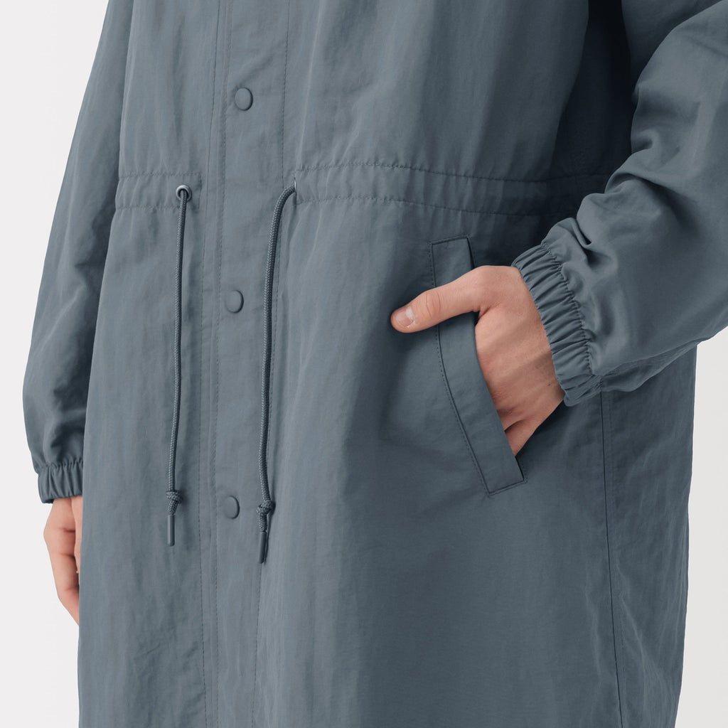 Water Repellent Hooded Coat
