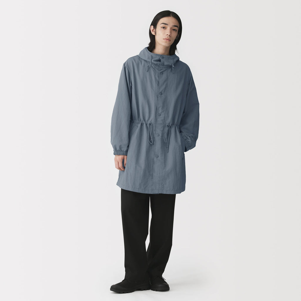 Water Repellent Hooded Coat
