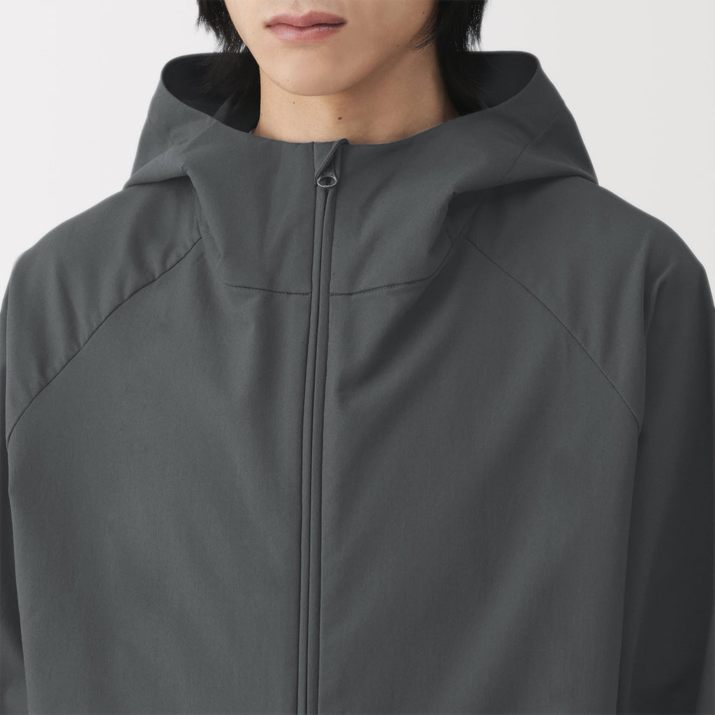 Water Repellent Zip Hoodie