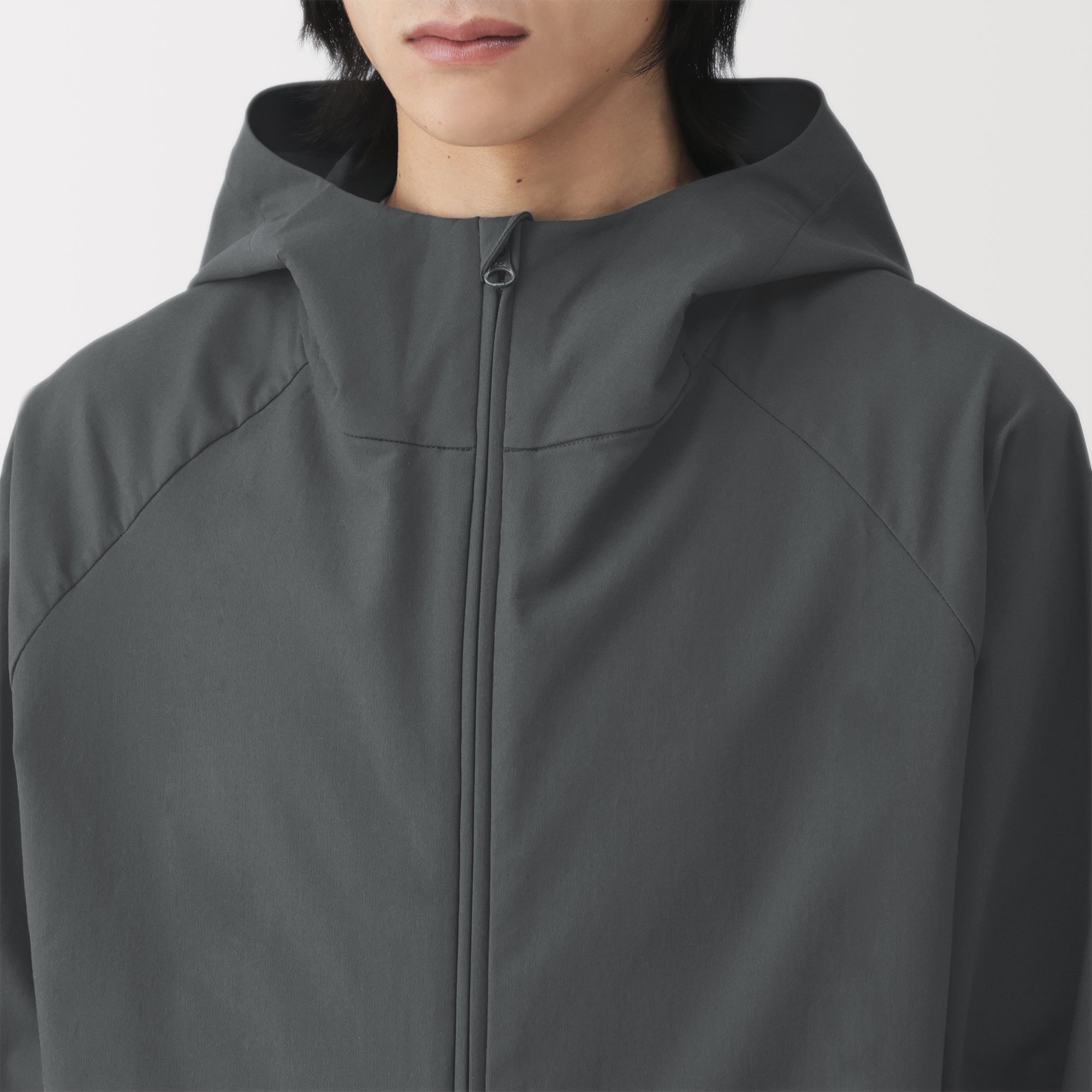 Water Repellent Zip Hoodie