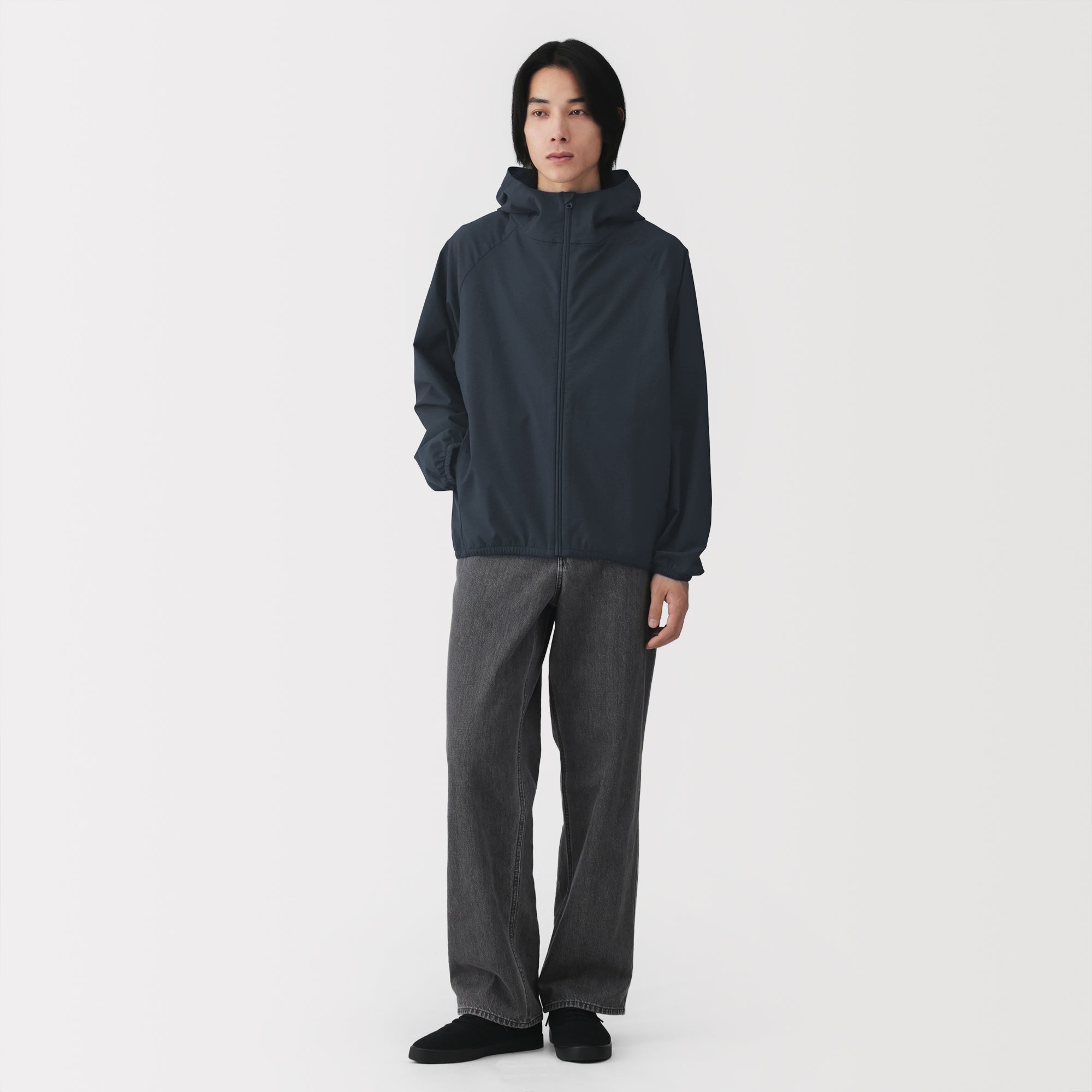Water Repellent Zip Hoodie