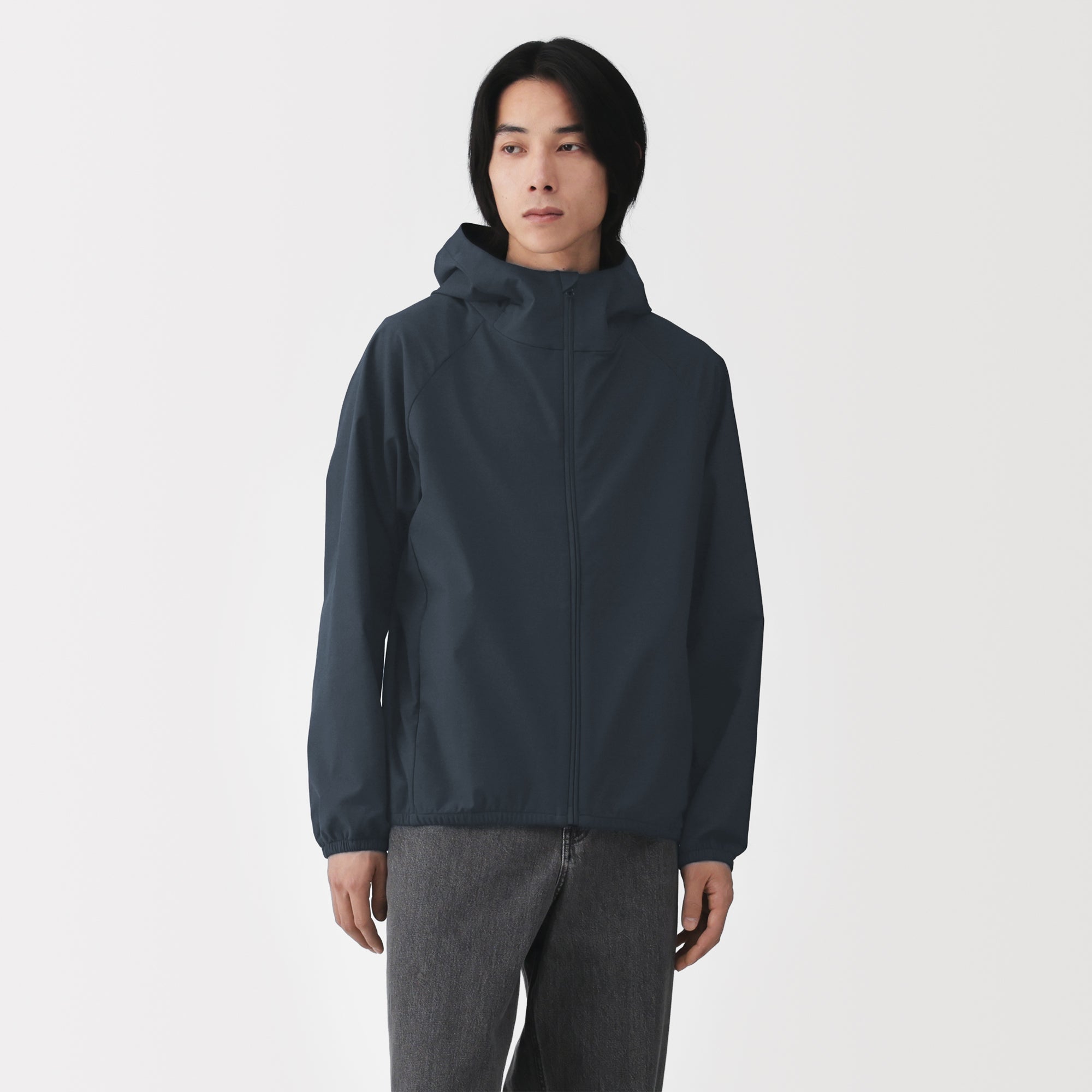 Water Repellent Zip Hoodie
