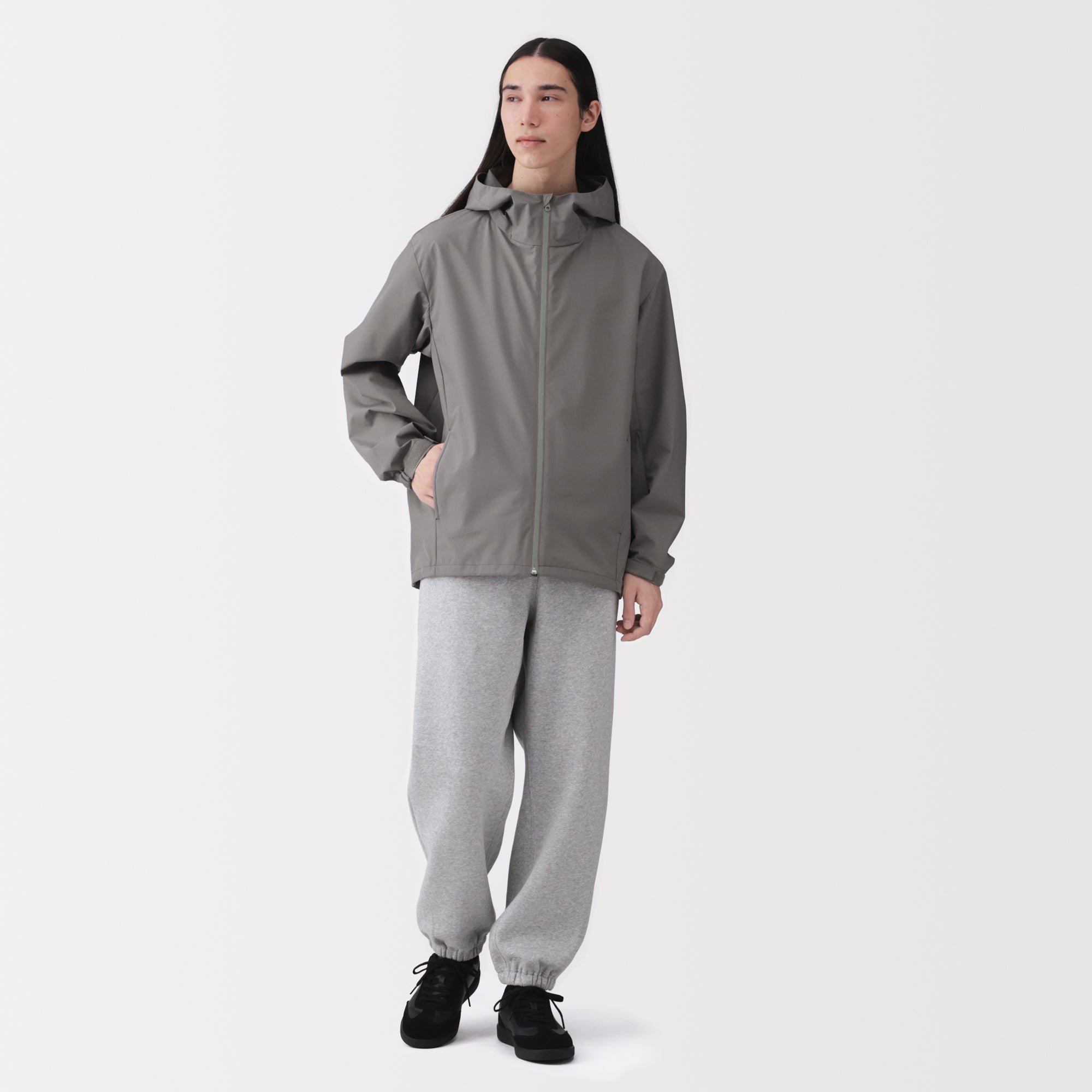 Water Repellent Hooded Jacket