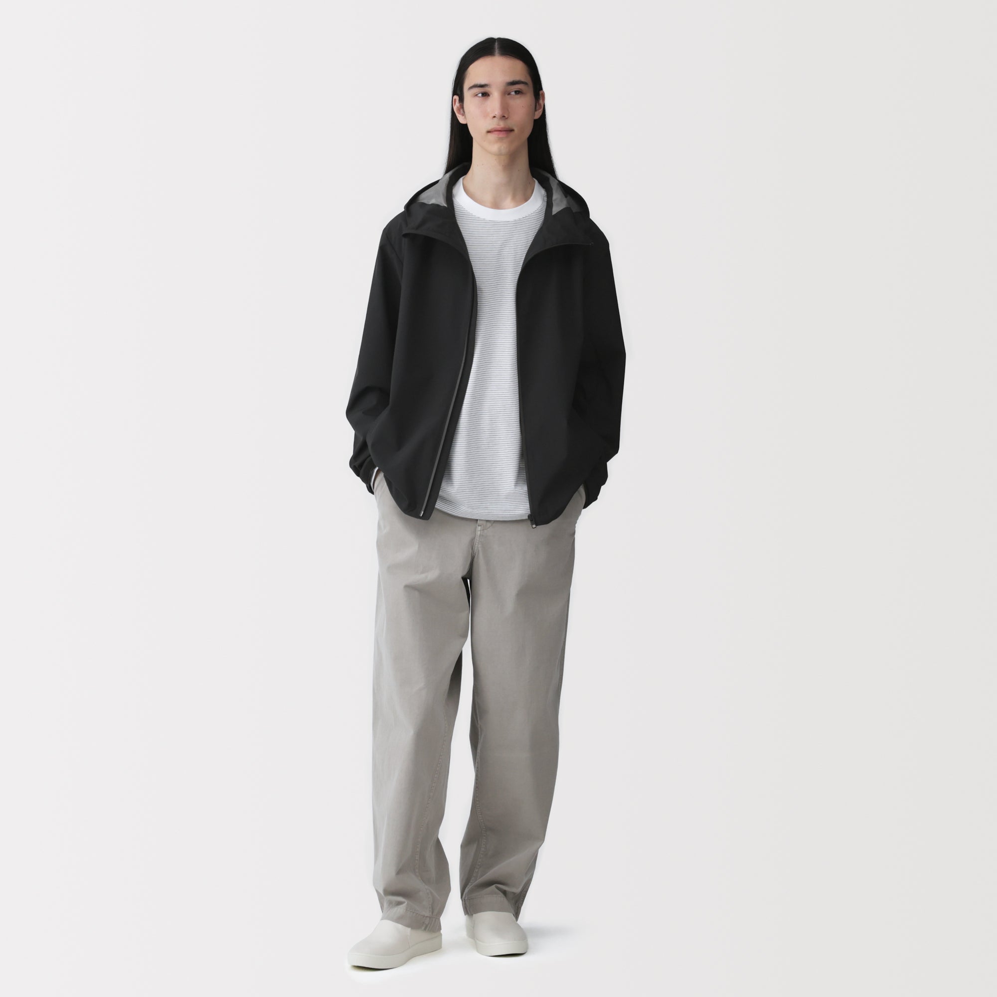 Water Repellent Hooded Jacket