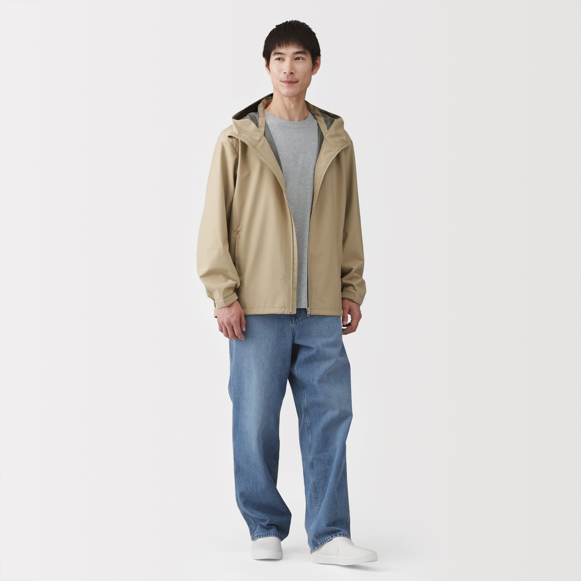Water Repellent Hooded Jacket