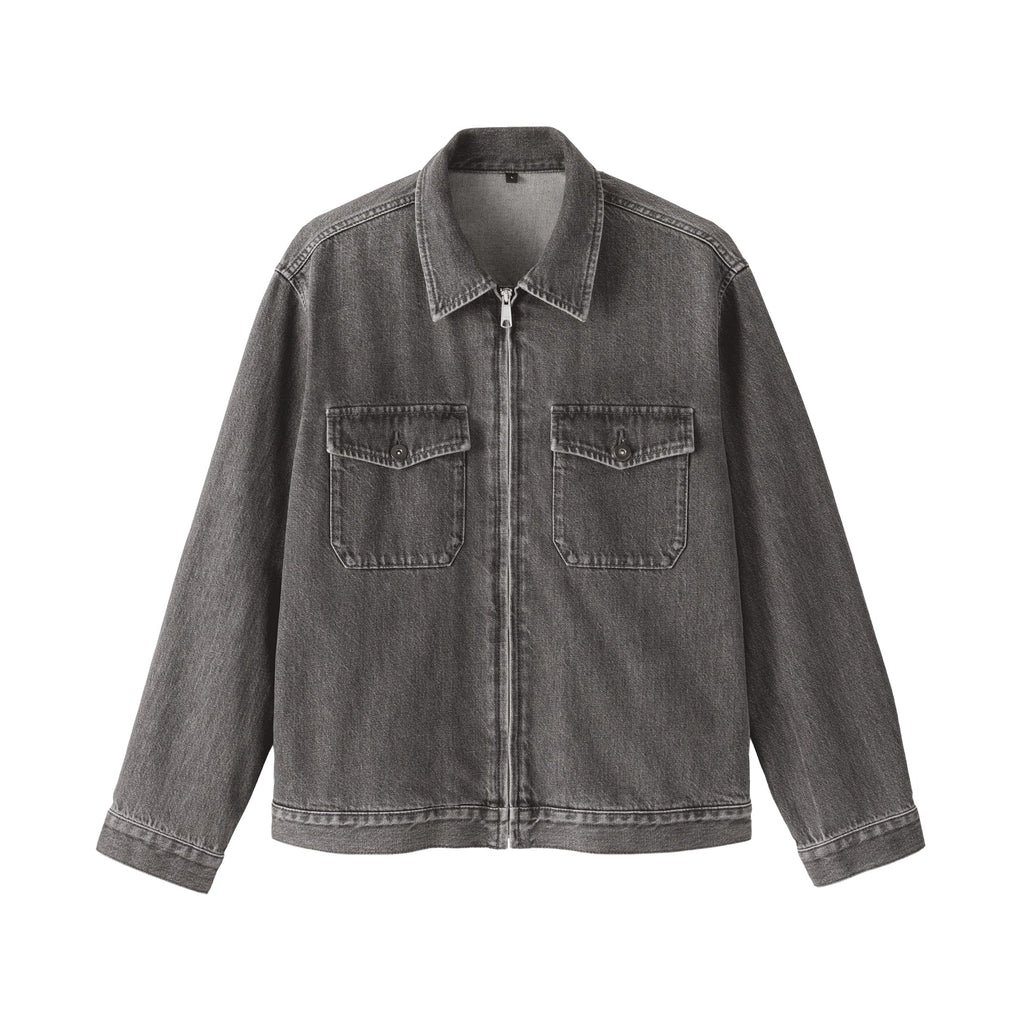 Kapok Blend Denim Blouson