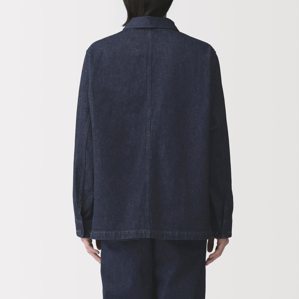 Kapok Blend Denim Coverall Jacket