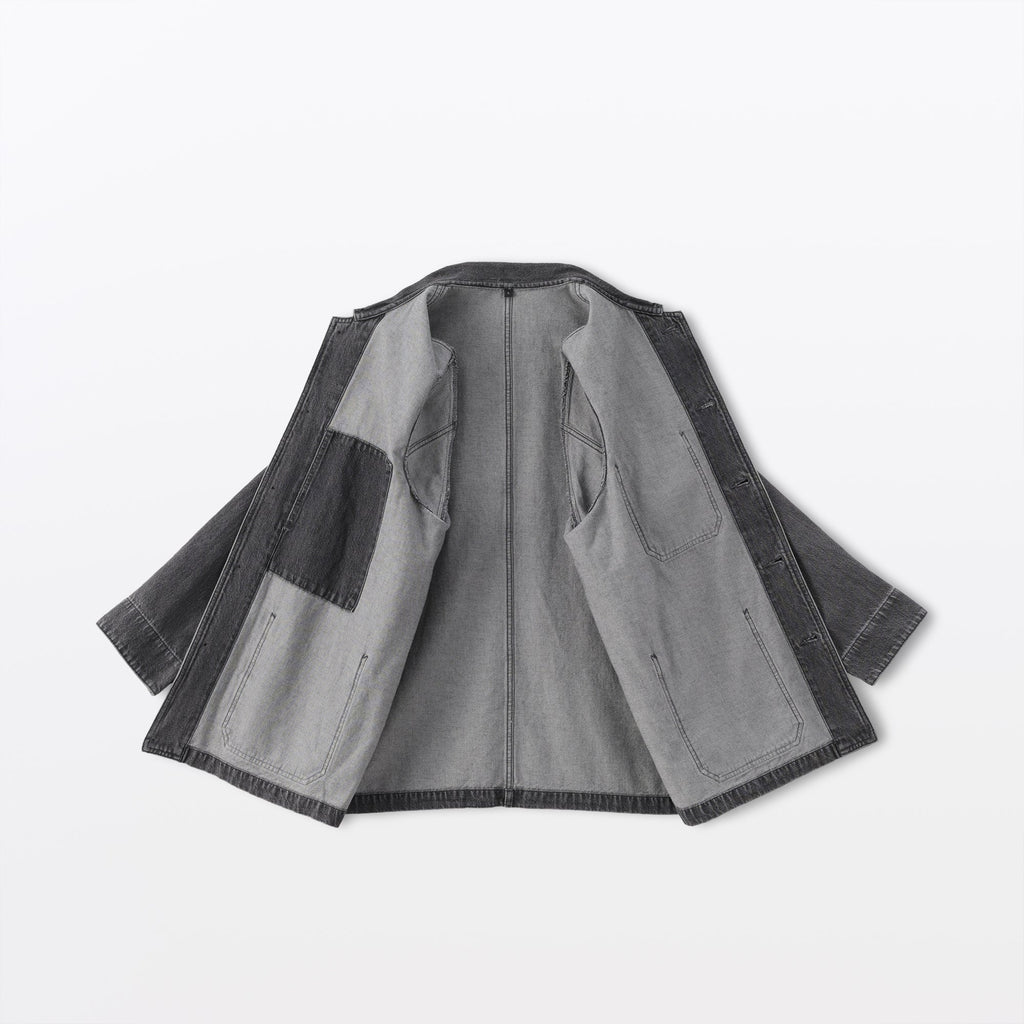 Kapok Blend Denim Coverall Jacket