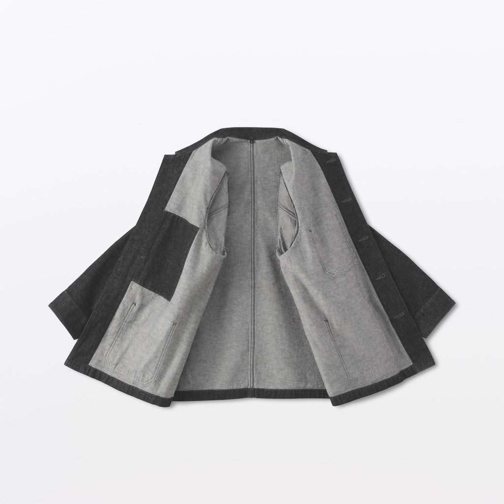 Kapok Blend Denim Coverall Jacket