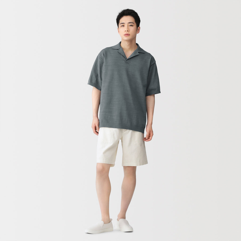 Quick Dry Open Collar Shirt
