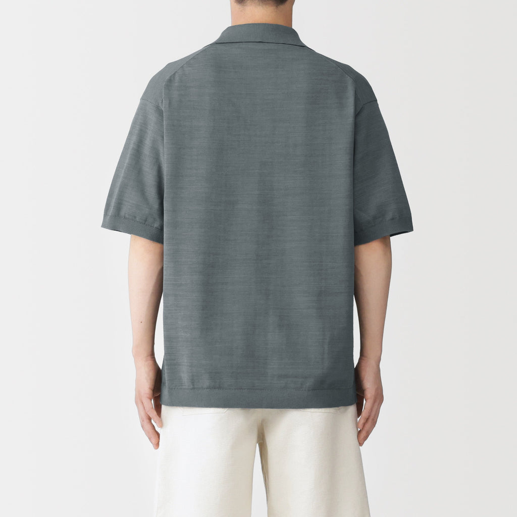Quick Dry Open Collar Shirt