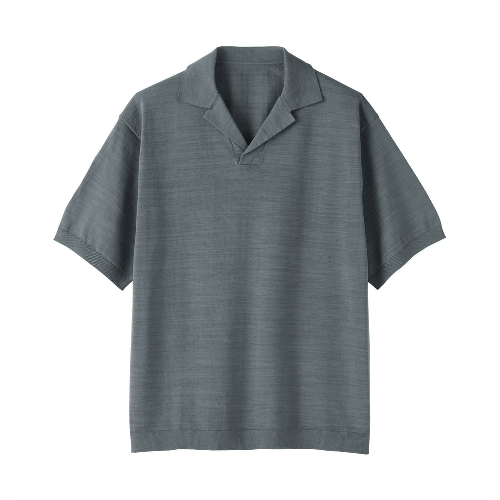 Quick Dry Open Collar Shirt
