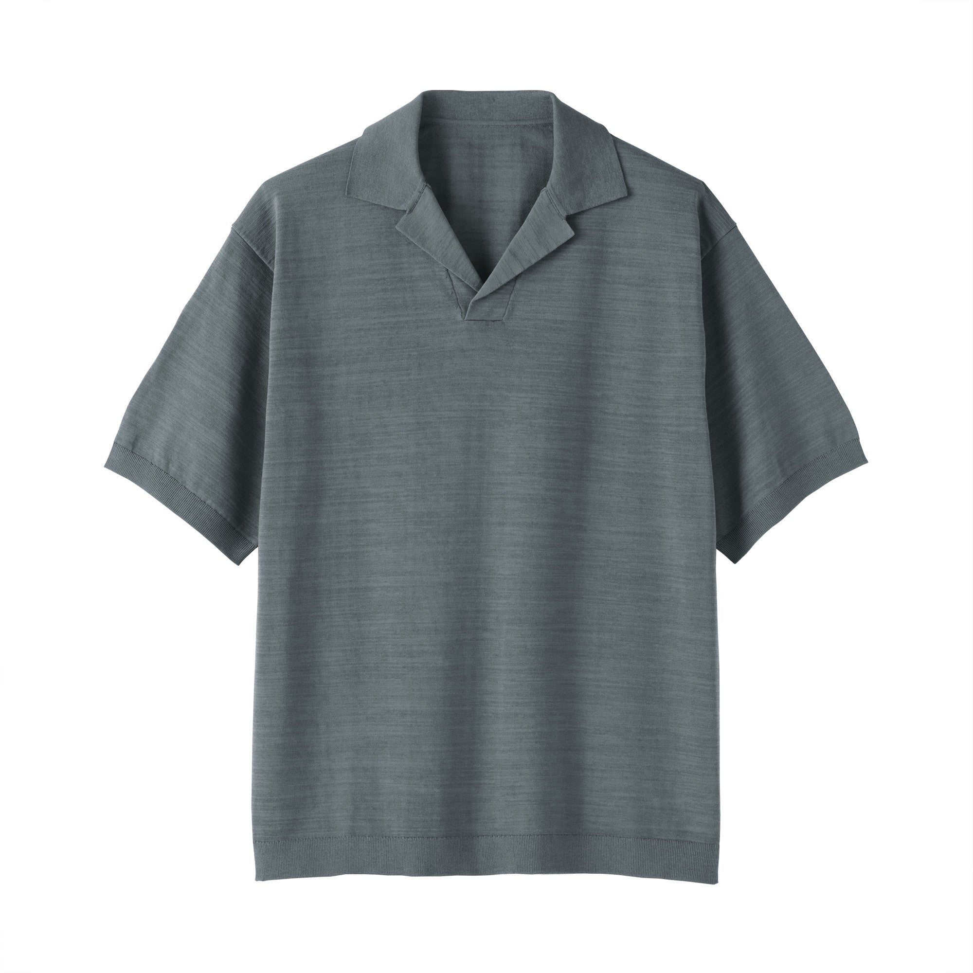 Quick Dry Open Collar Shirt