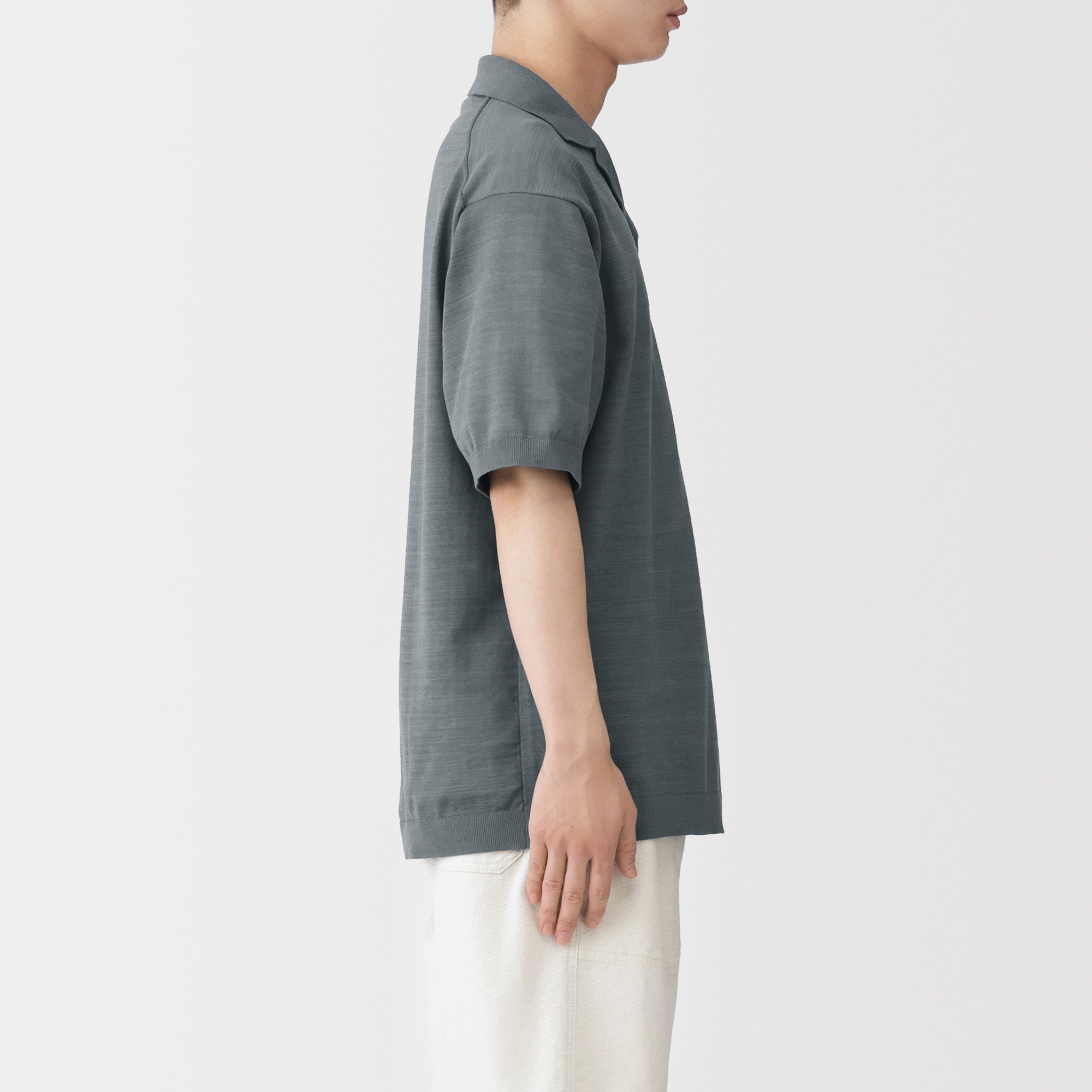 Quick Dry Open Collar Shirt
