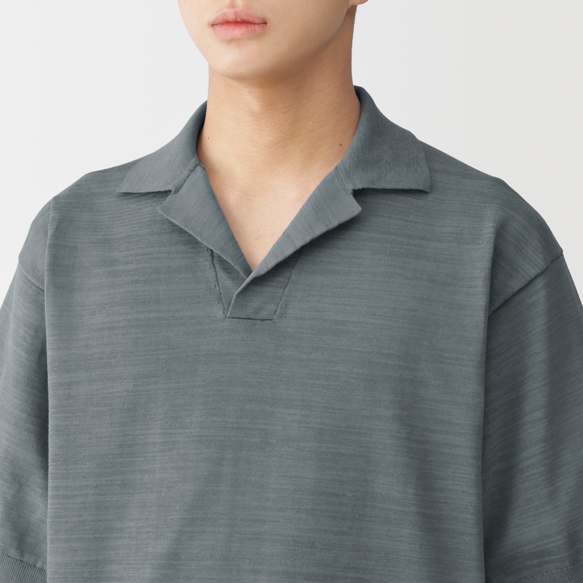 Quick Dry Open Collar Shirt
