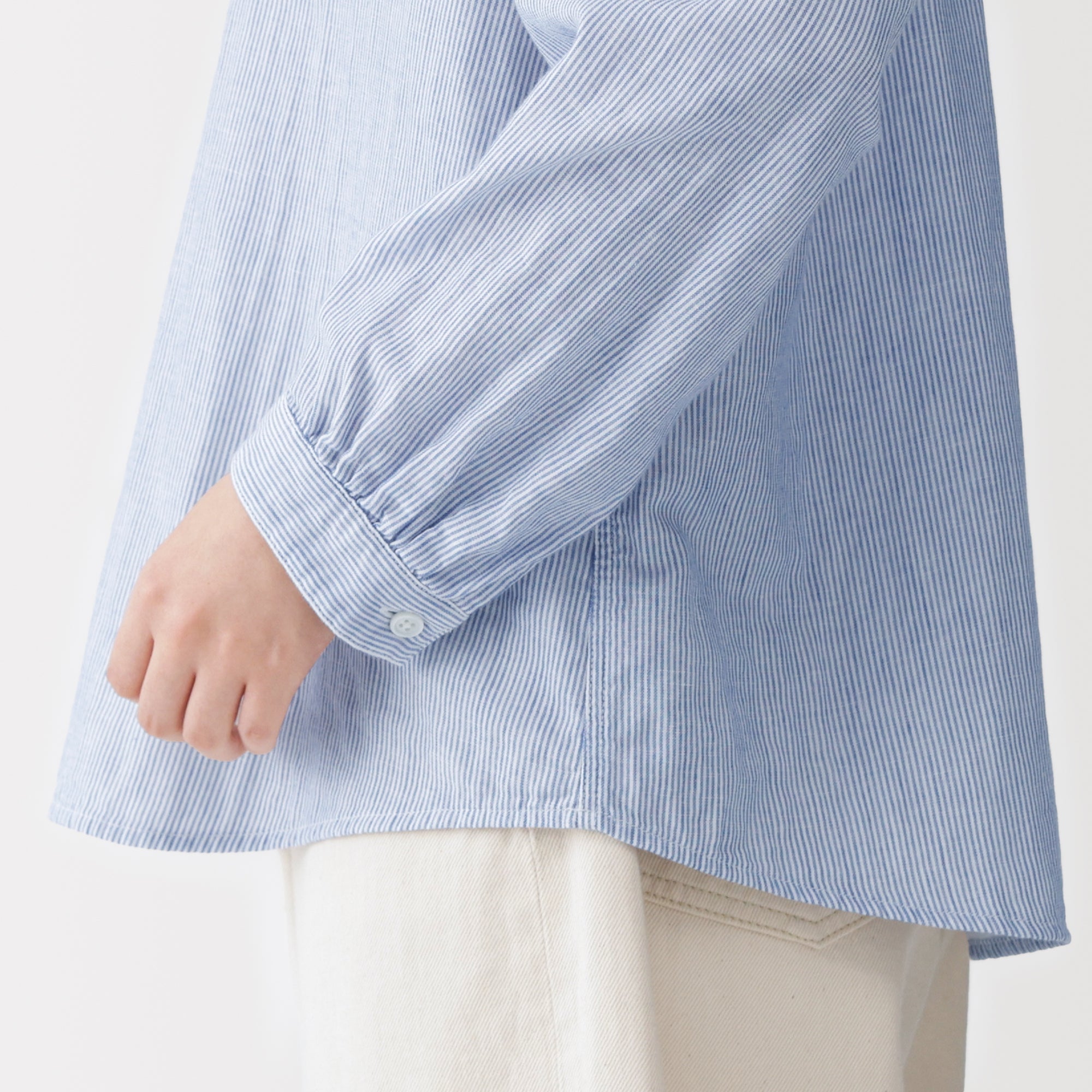 Kapok Blend Double Gauze Blouse