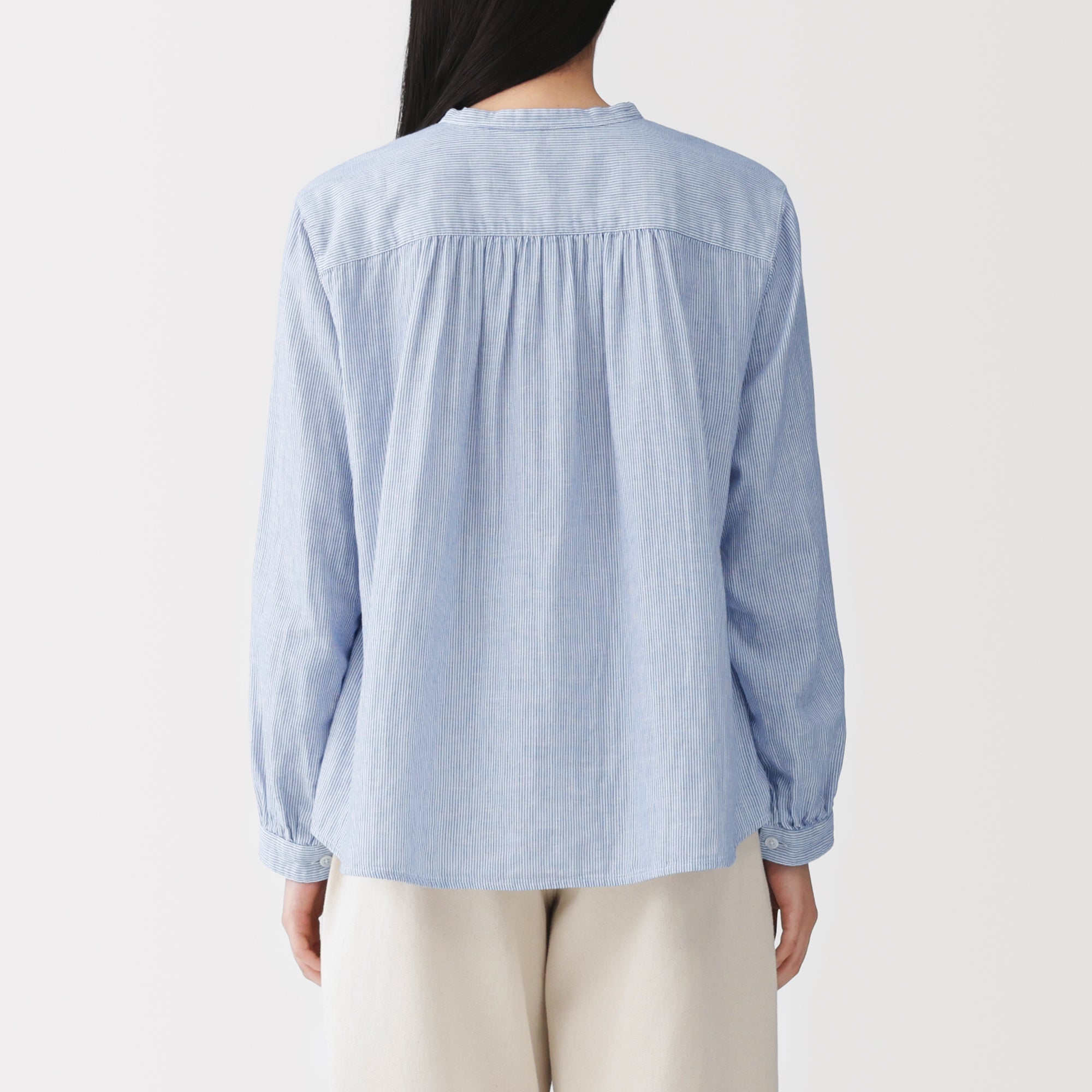 Kapok Blend Double Gauze Blouse