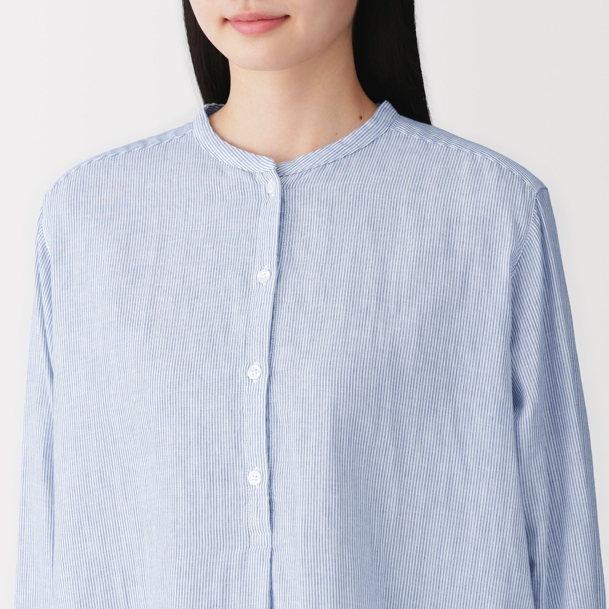 Kapok Blend Double Gauze Blouse