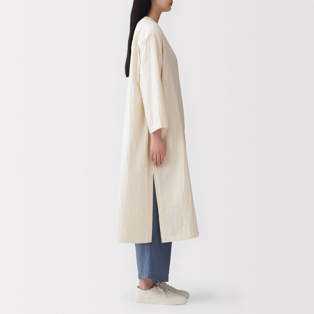 Kapok Blend Double Gauze Wrap Dress