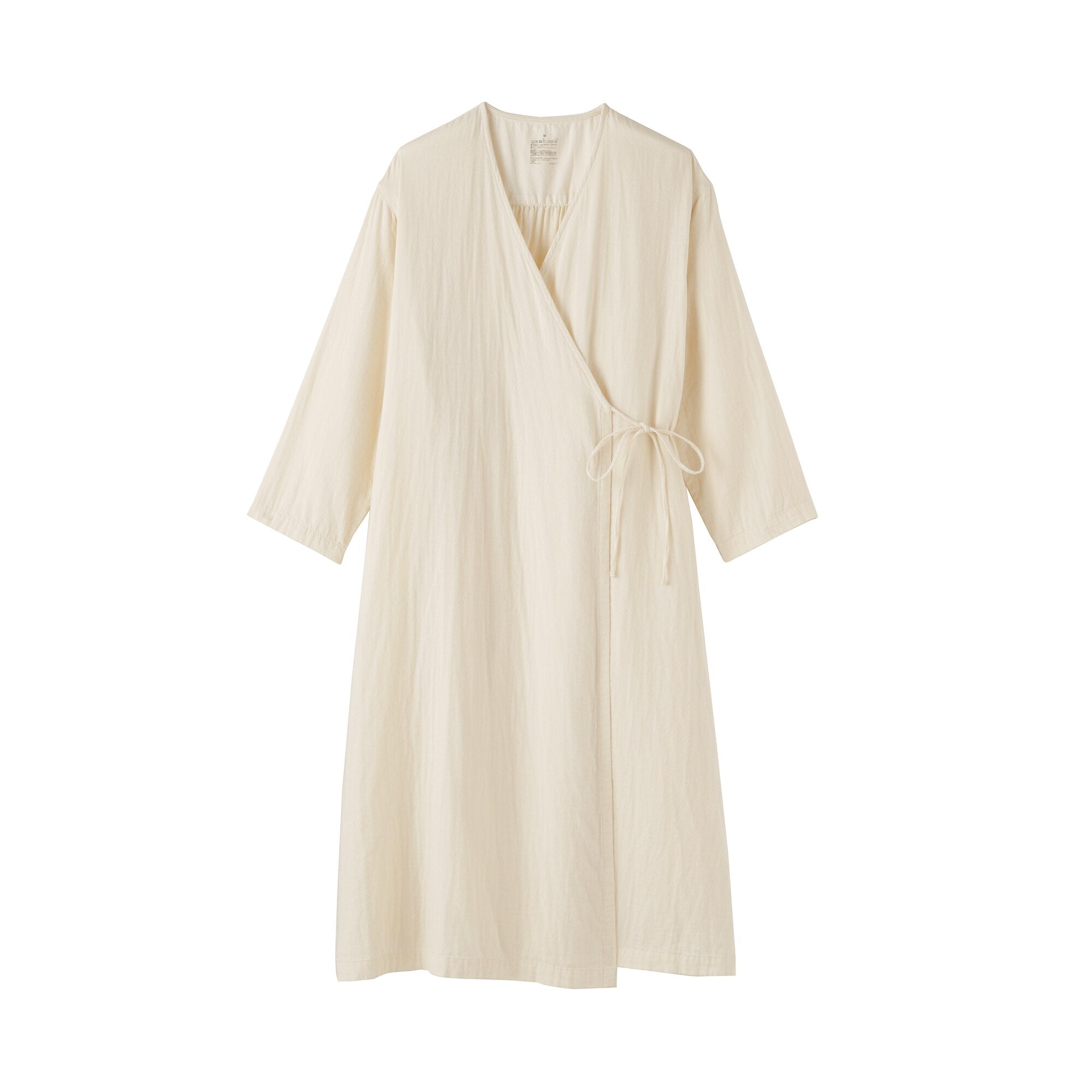 Kapok Blend Double Gauze Wrap Dress