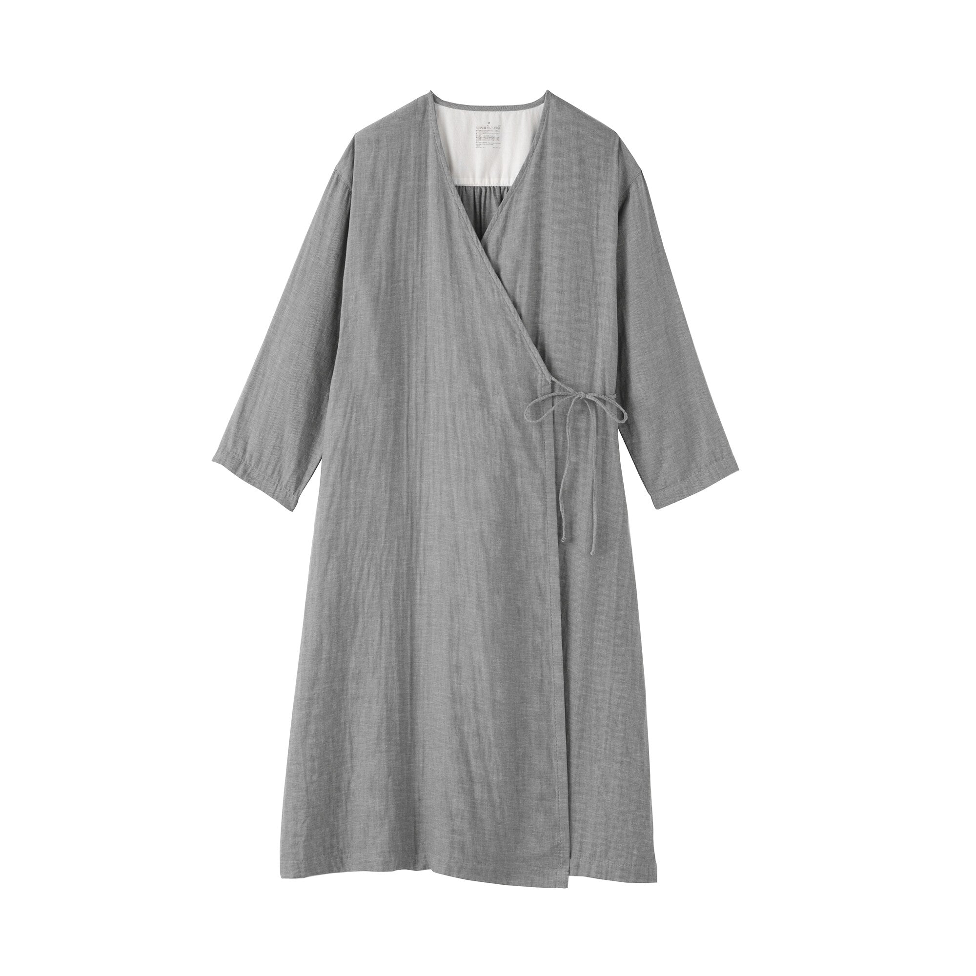 Kapok Blend Double Gauze Wrap Dress