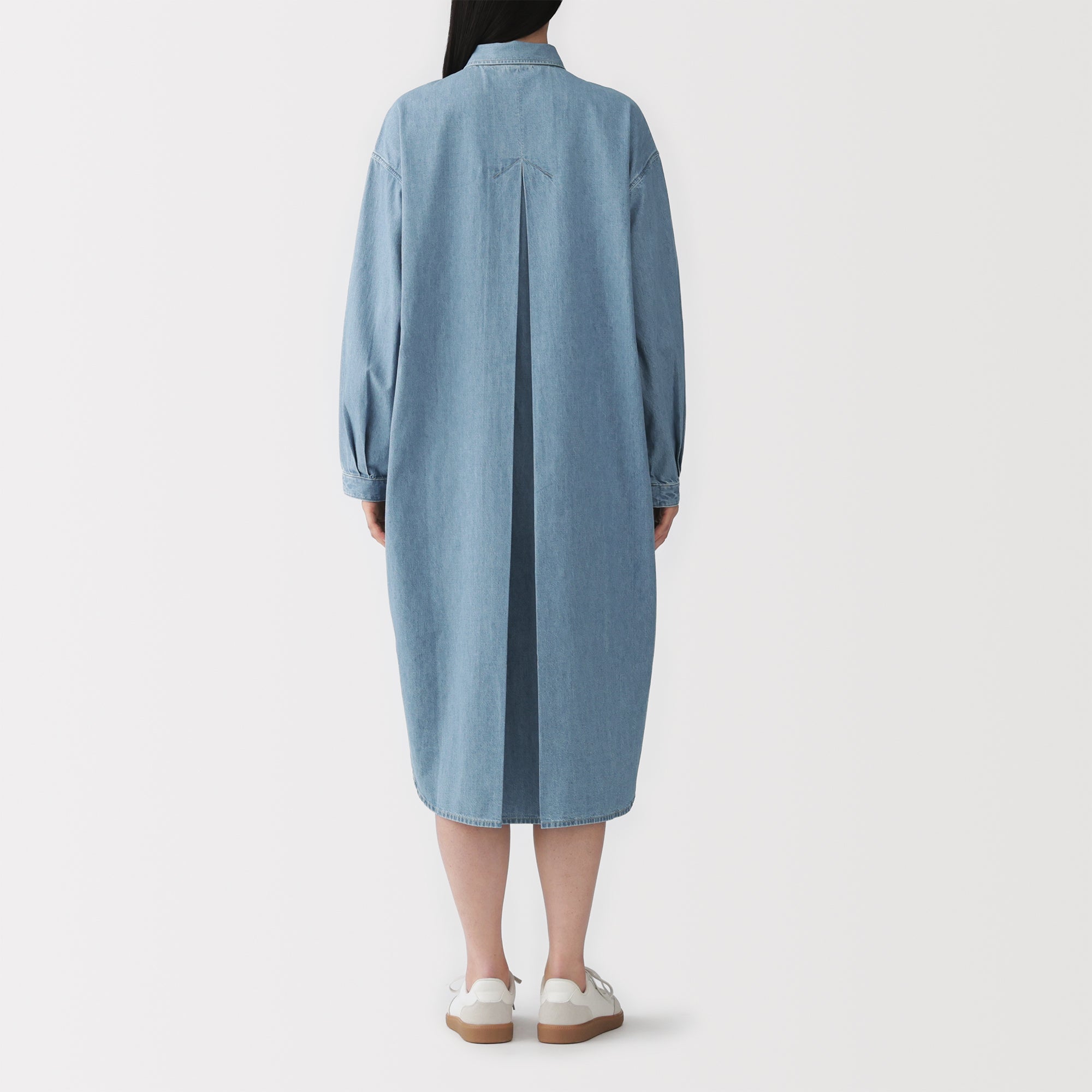 Kapok Blend Denim Dress