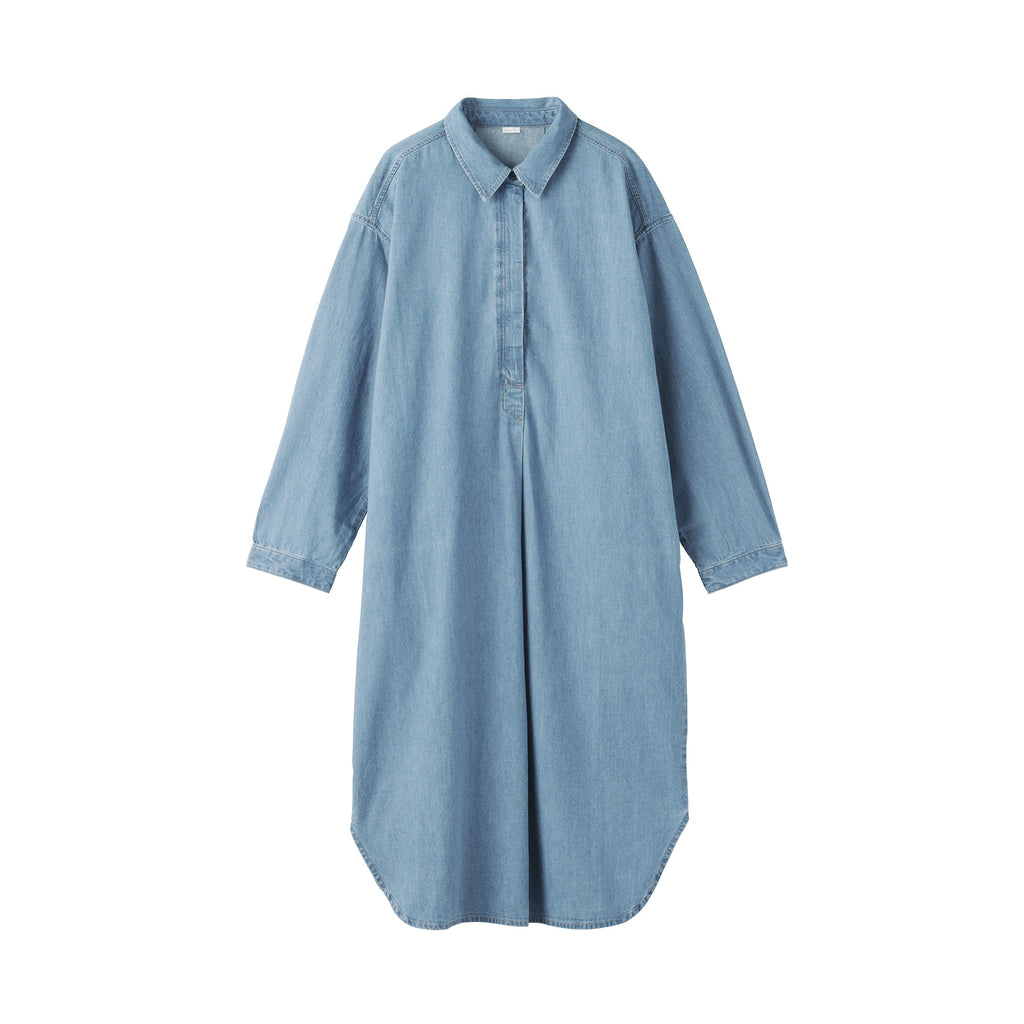 Kapok Blend Denim Dress