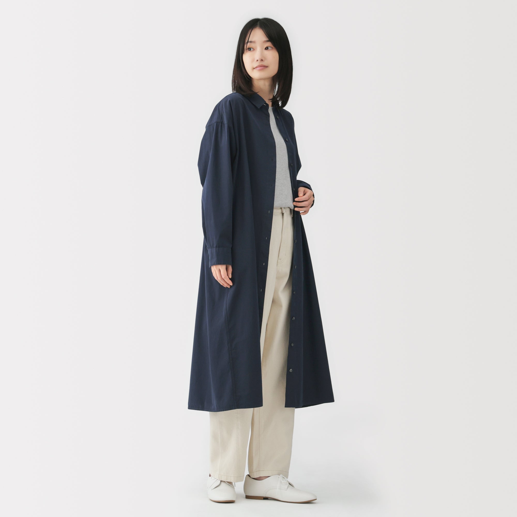 Broadcloth Shirt Dress