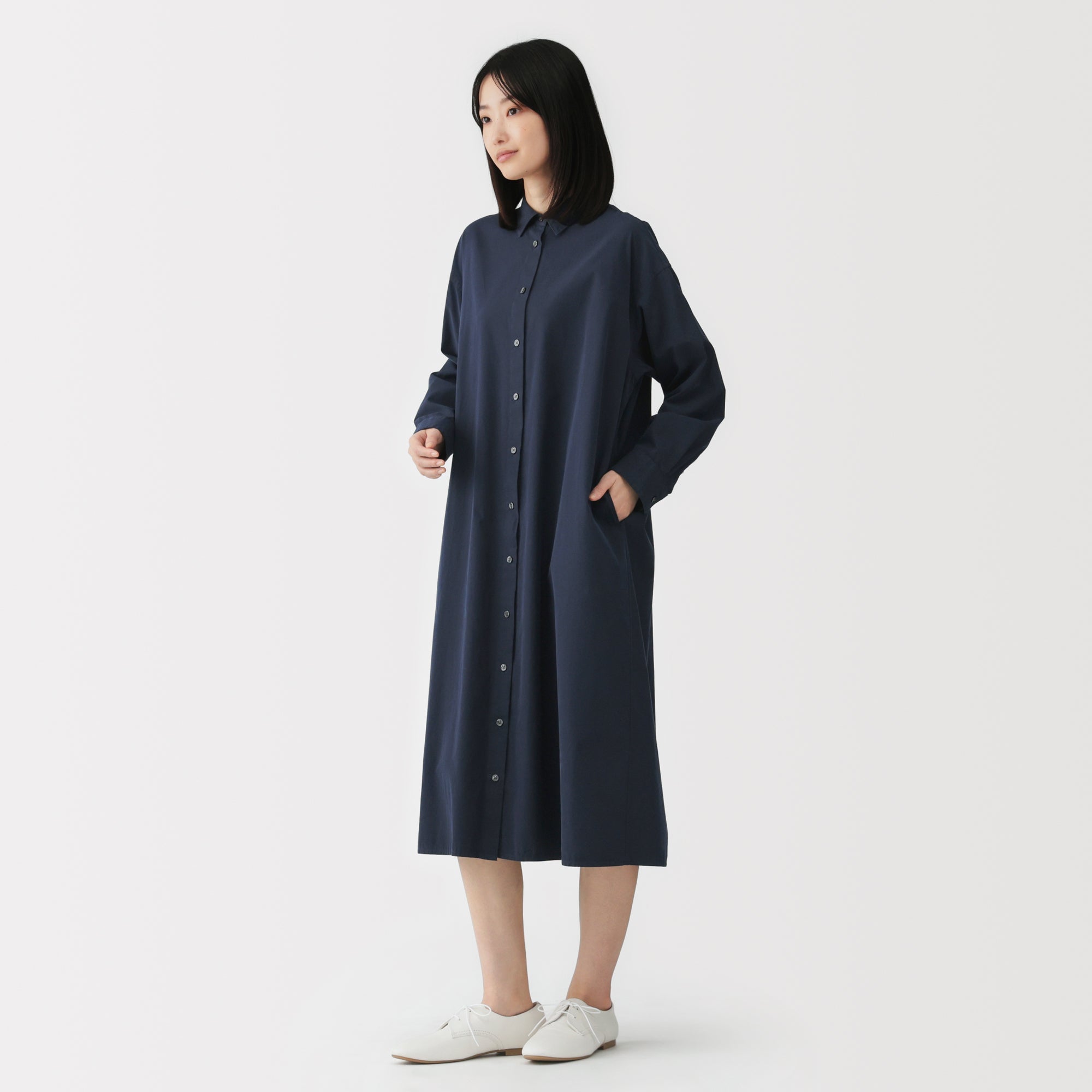 Broadcloth Shirt Dress