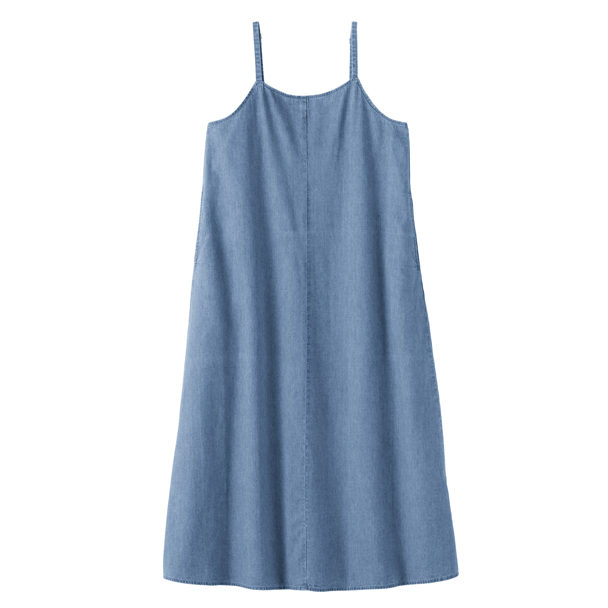 Kapok Blend Denim Cami Dress
