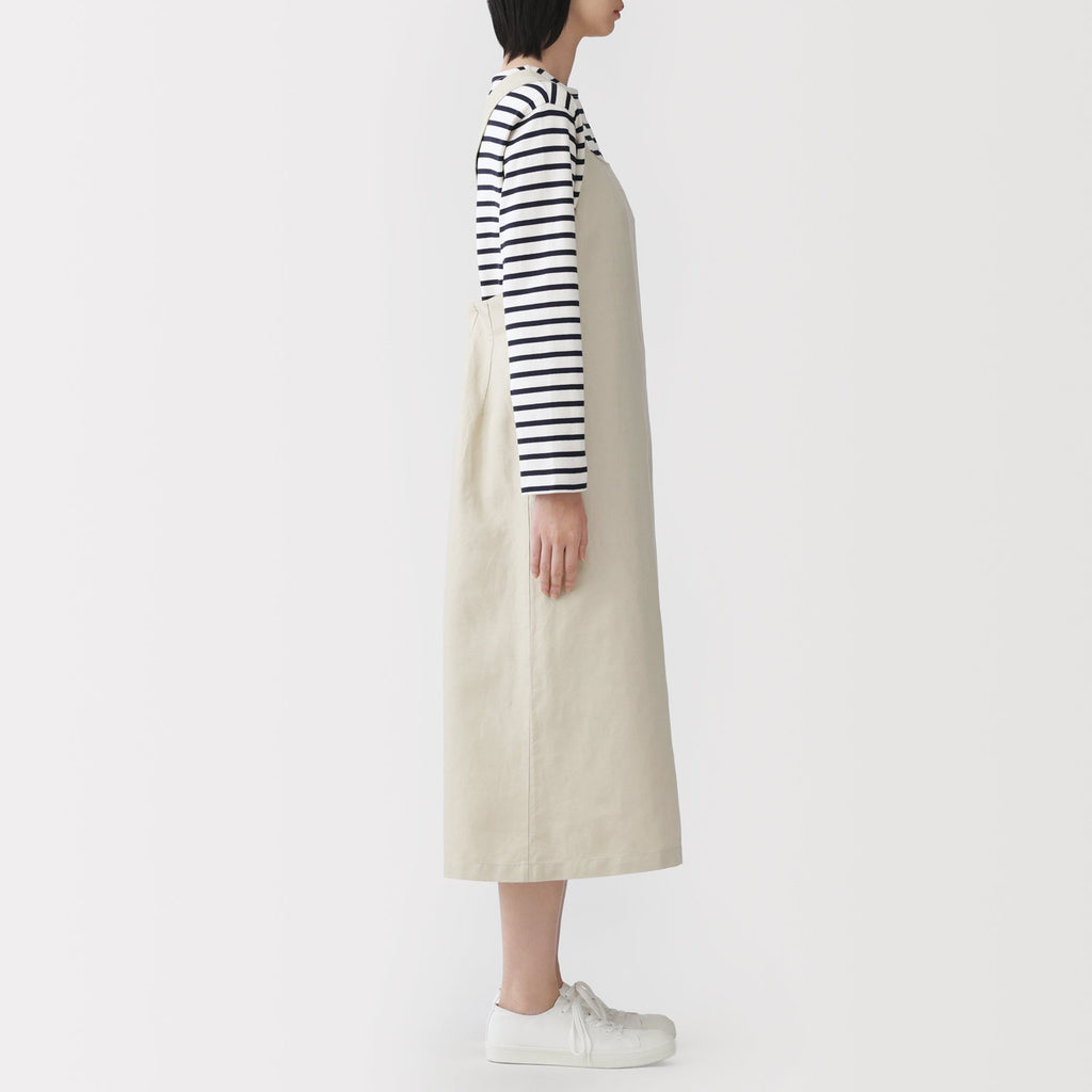 Hemp Blend Twill Jumper Skirt
