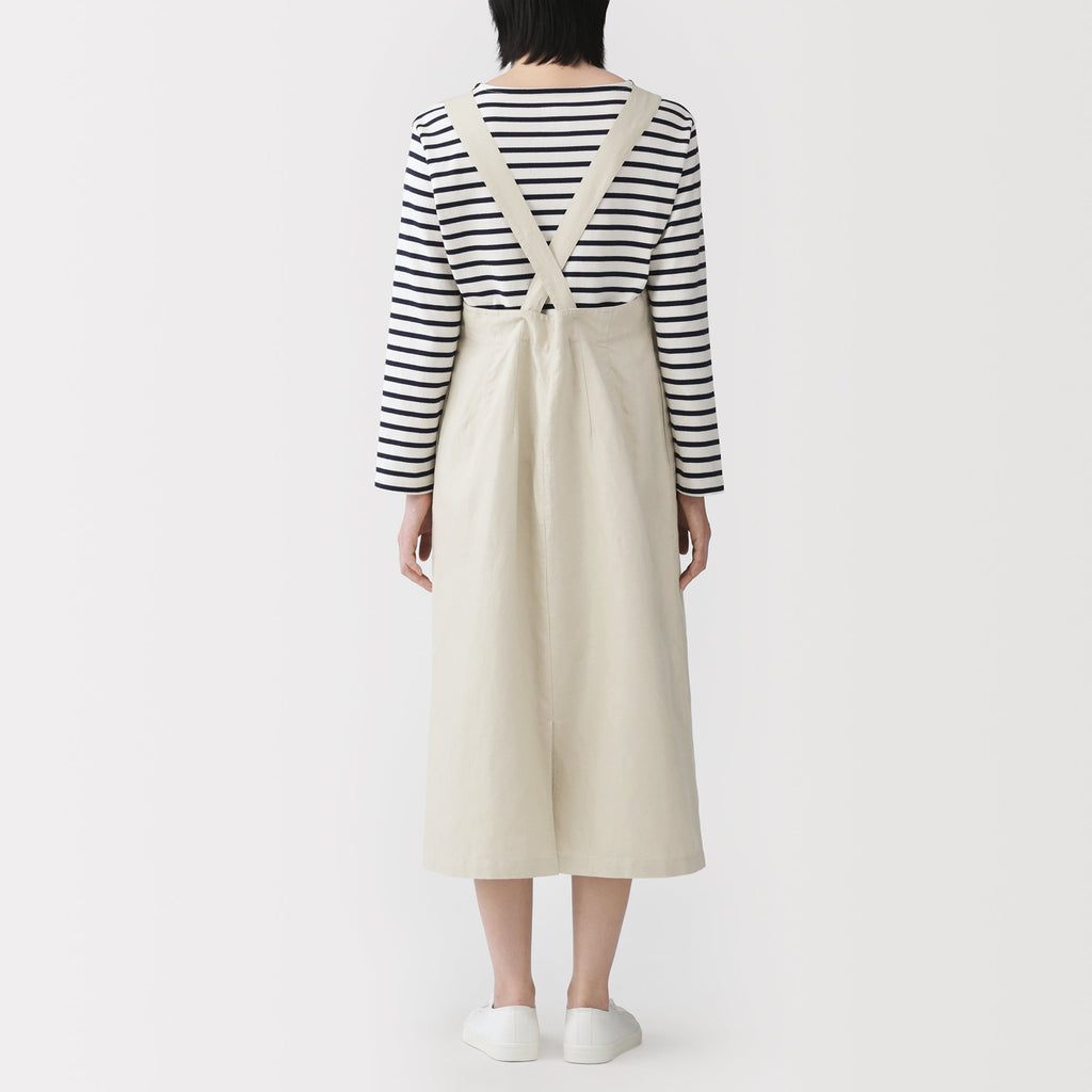 Hemp Blend Twill Jumper Skirt