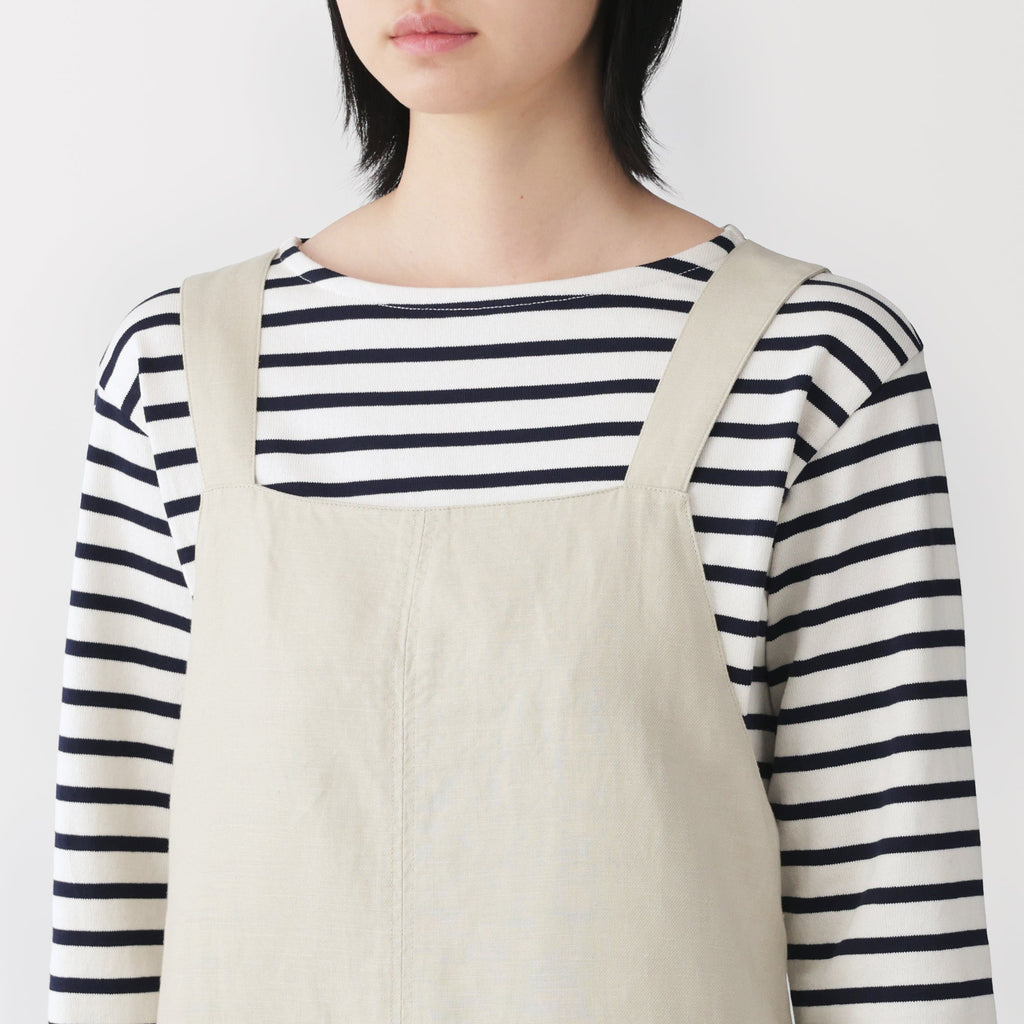 Hemp Blend Twill Jumper Skirt